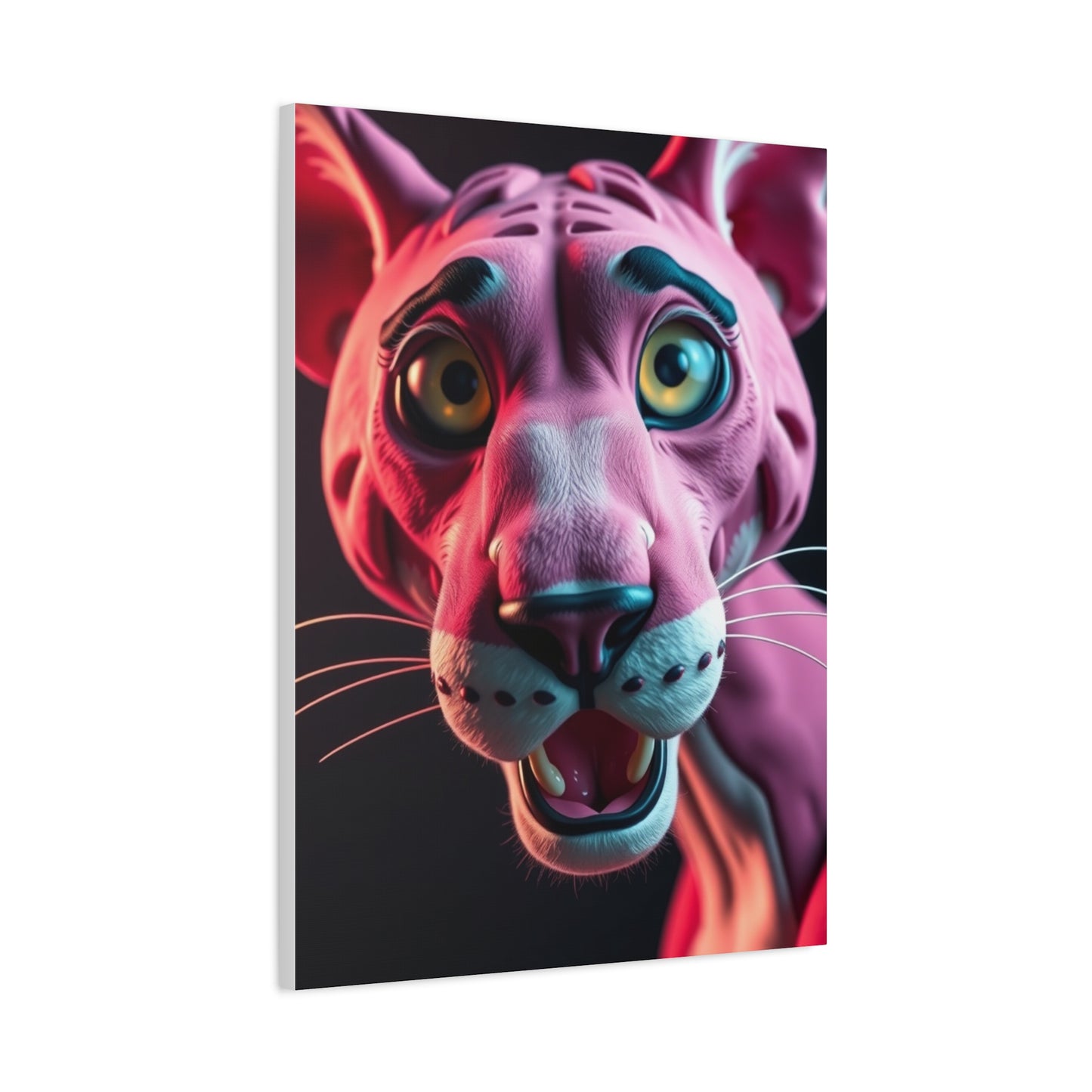 Panther Roseate Essence Wall Art & Canvas Print