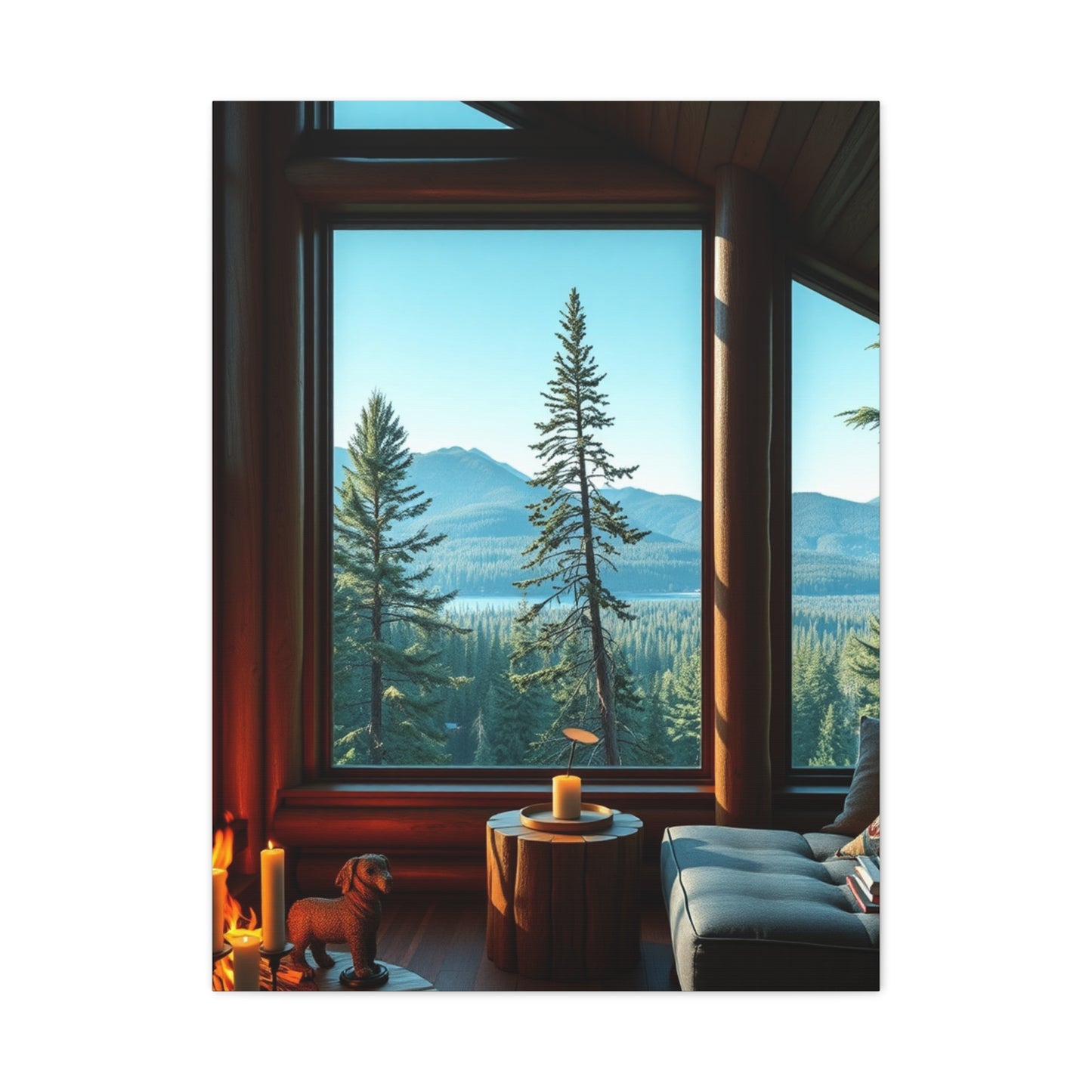 Cabin & Lodge Decor Art Luxury Canvas Wall Art & Canvas Print