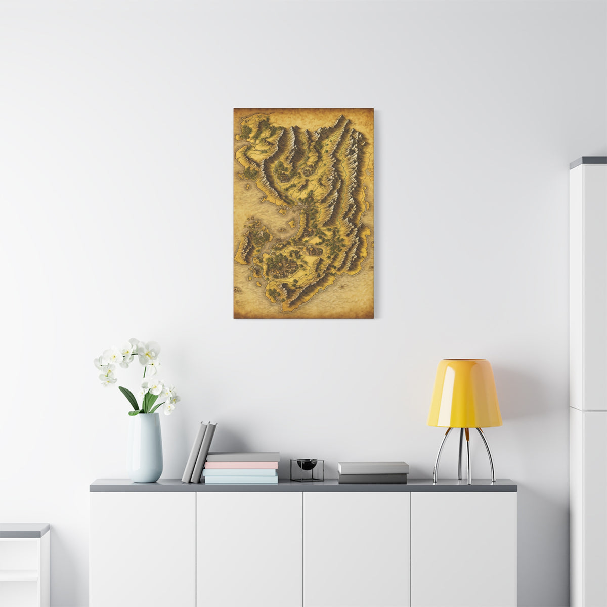 Ancient Realm Map Wall Art & Canvas Prints