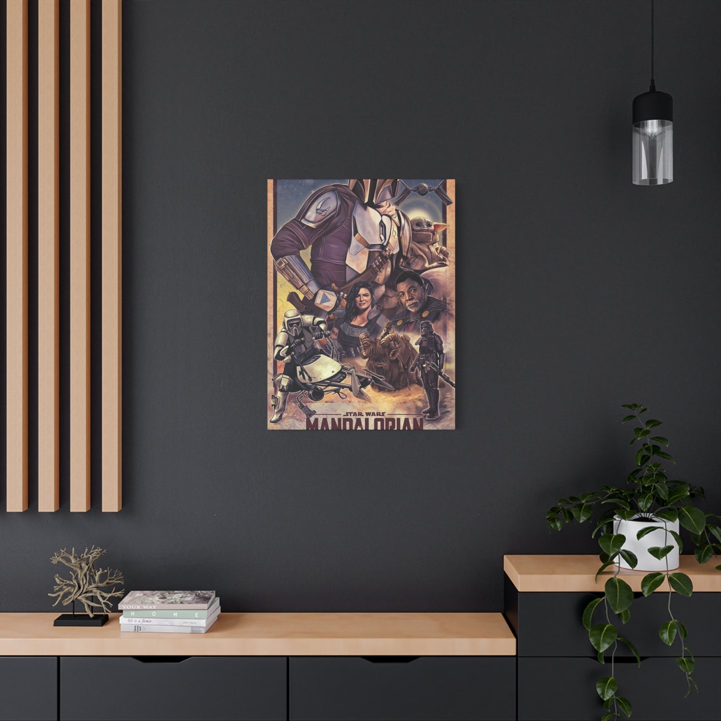 Mandalorian Poster Wall Art & Canvas Prints