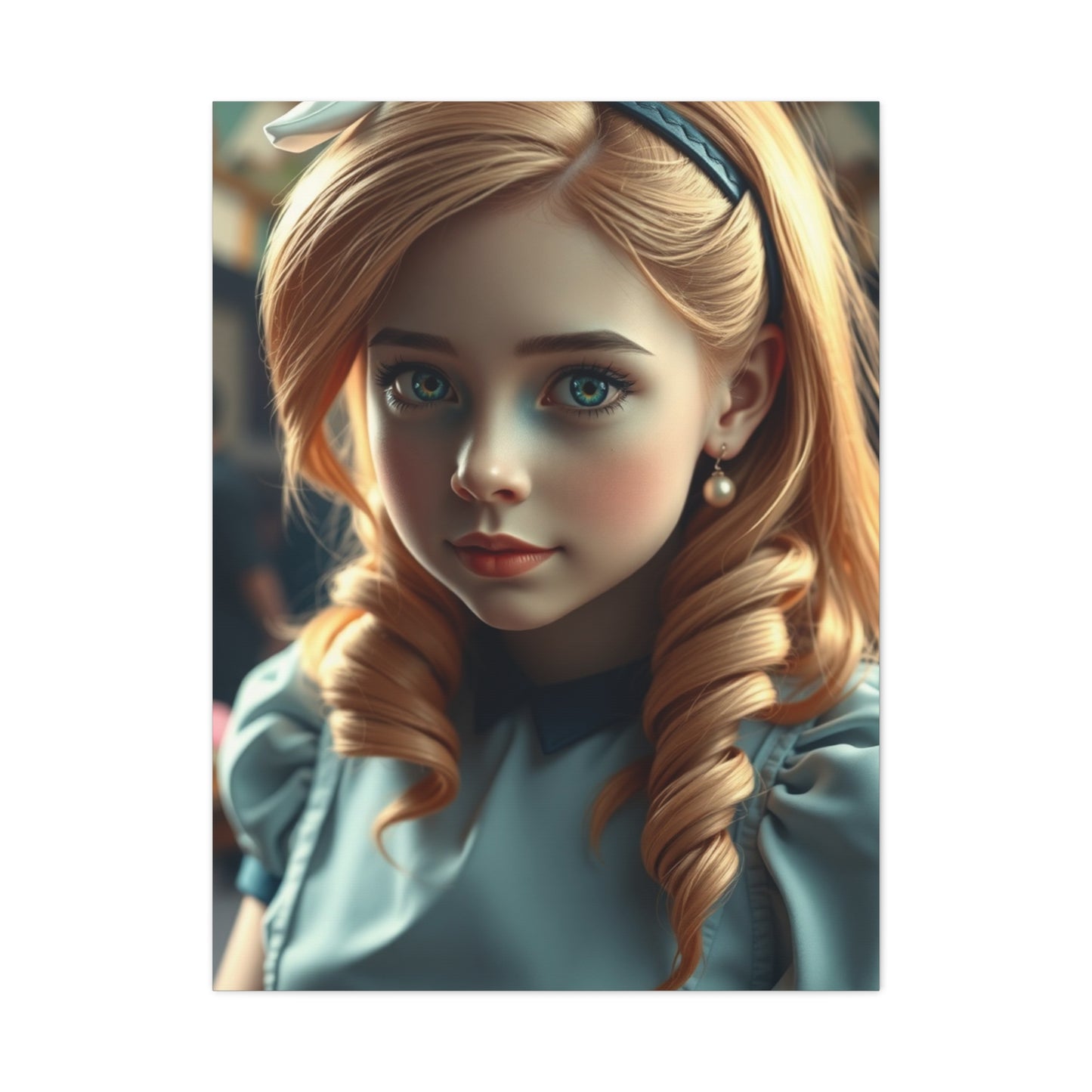 Alice In Wonderland Characters Art Refined Canvas Wall Art & Canvas Print