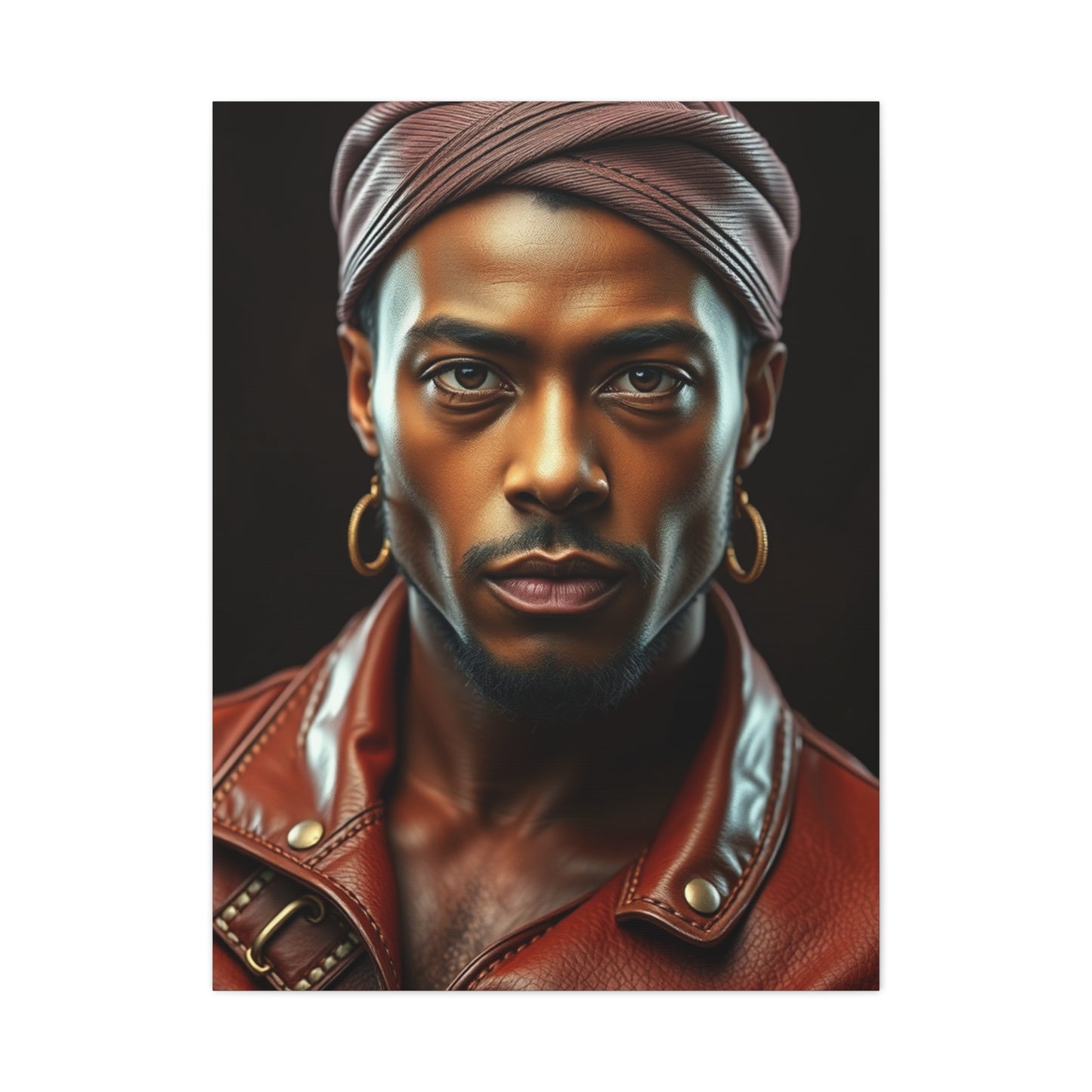 Vision Denim and Leather Art Art Wall Art & Canvas Print