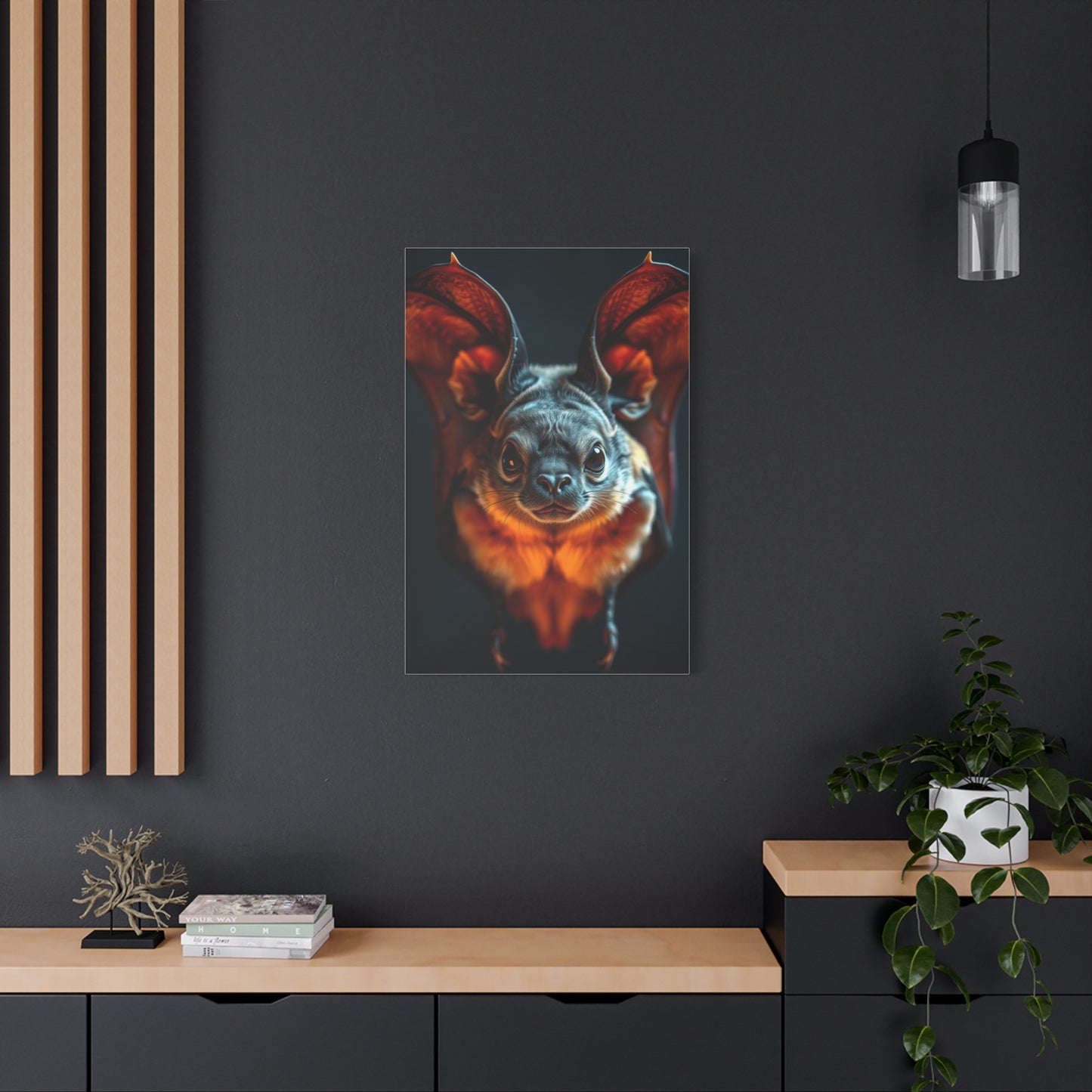Bat Art Refined Canvas Wall Art & Canvas Print