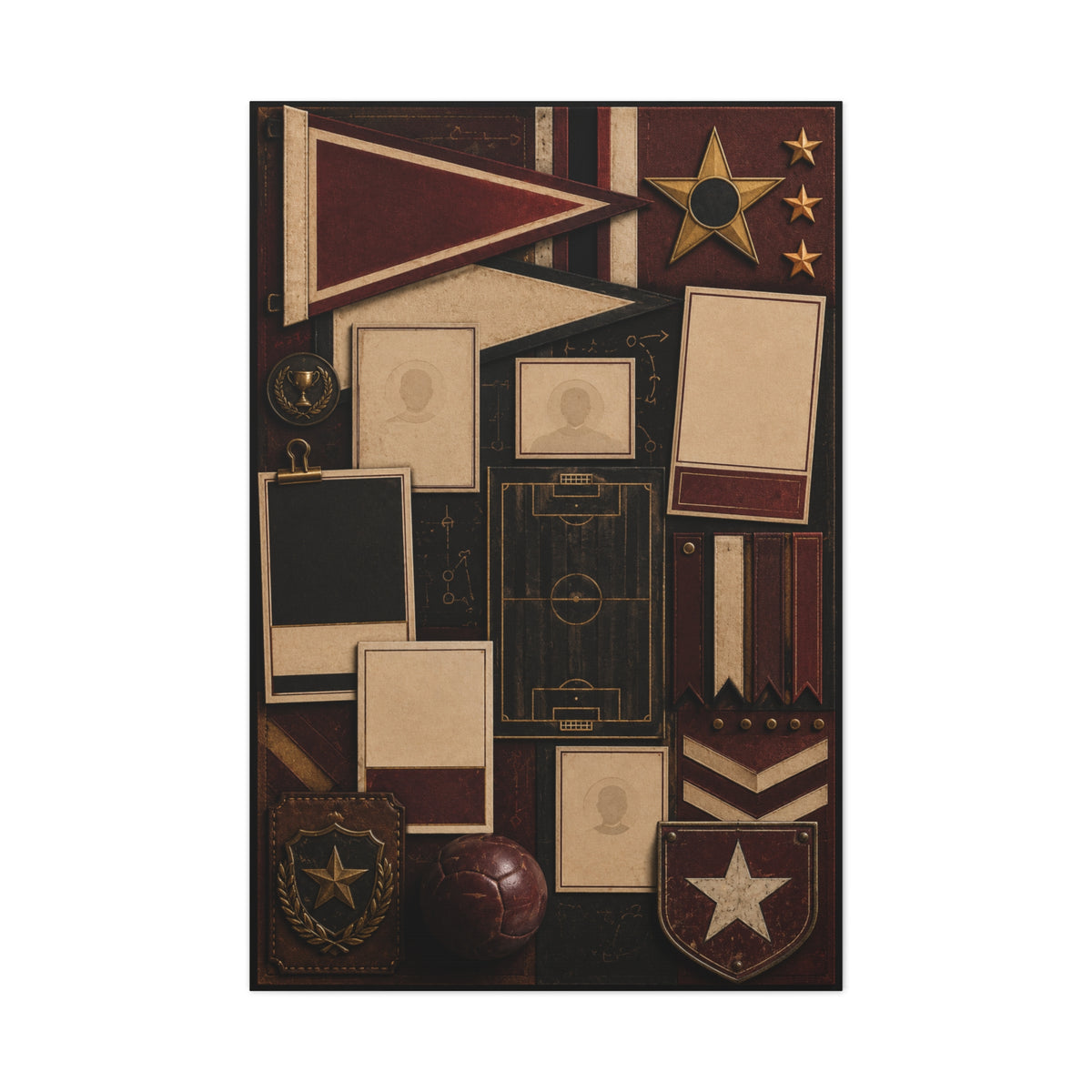 Team Spirit Collage Sports Wall Art & Canvas Print