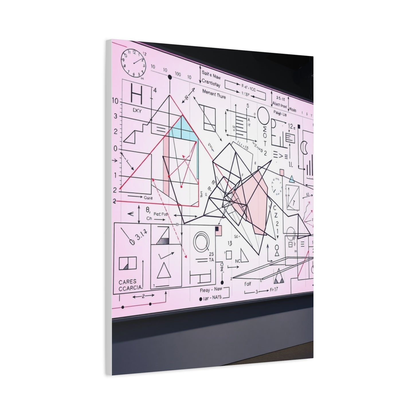 Modern Math Art for Creative Spaces Supreme Canvas Wall Art & Canvas Print