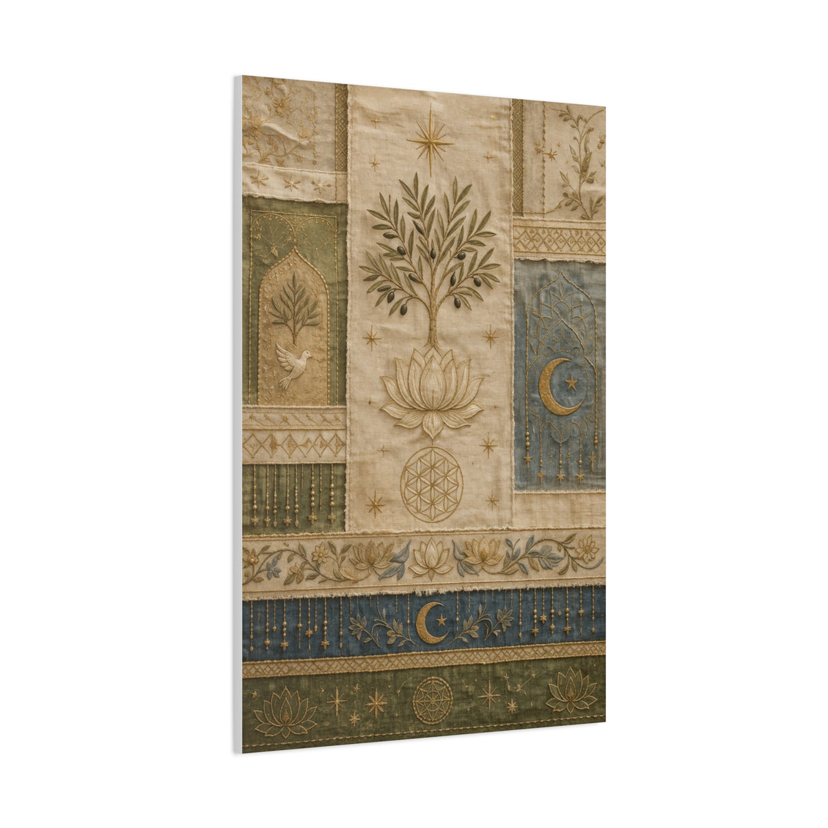 Sacred Textile Harmony Wall Art & Canvas Print