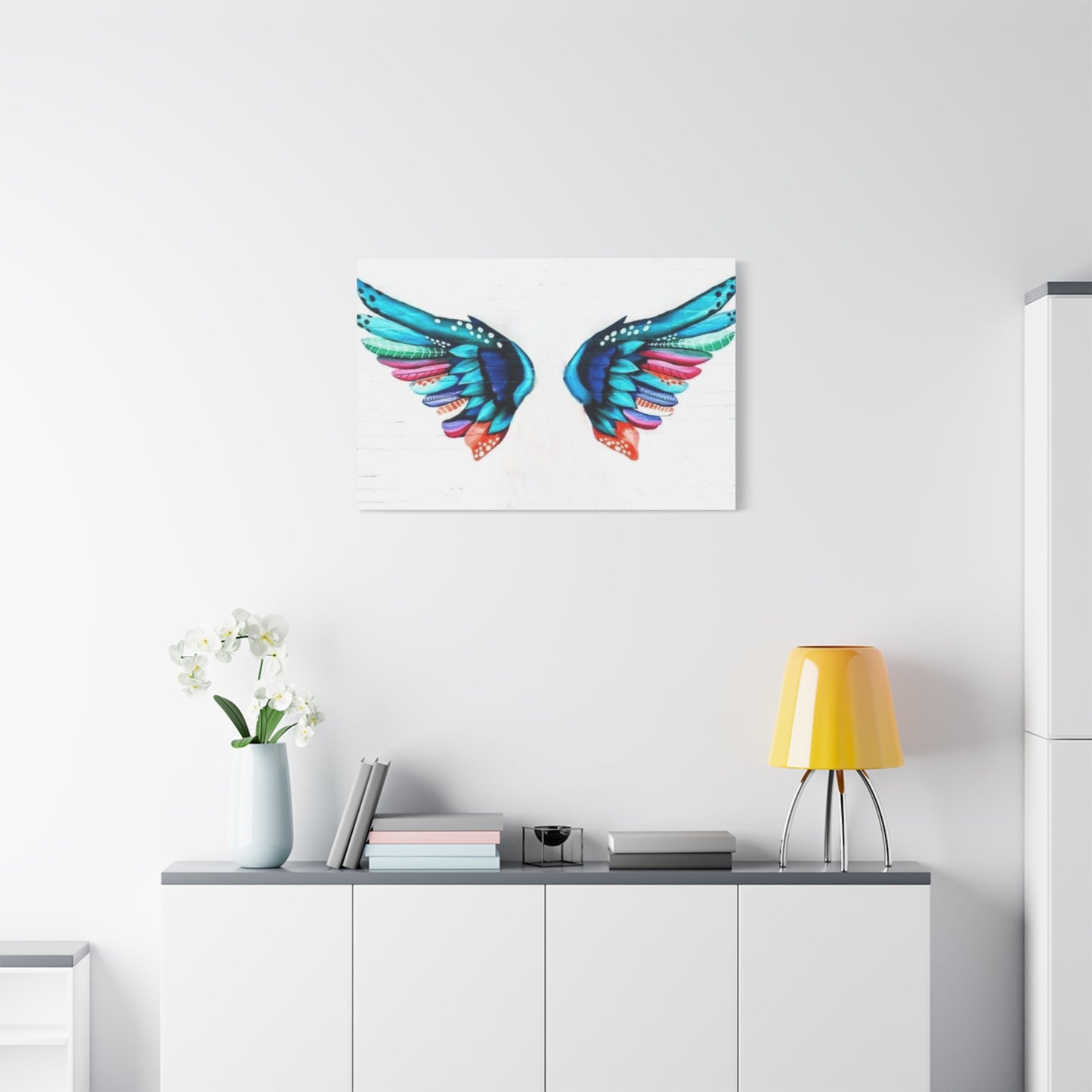 Colourful wings Wall Art & Canvas Prints