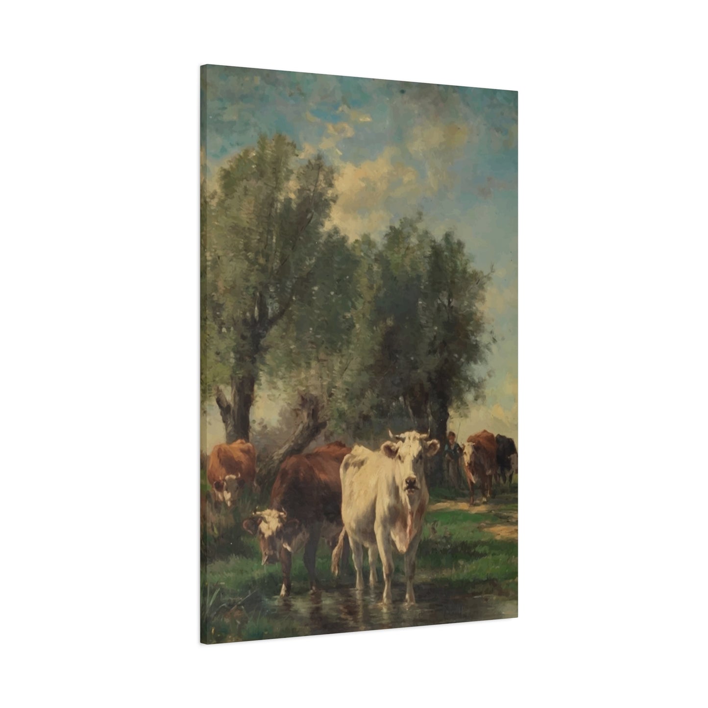 American Cow Wall Art & Canvas Prints