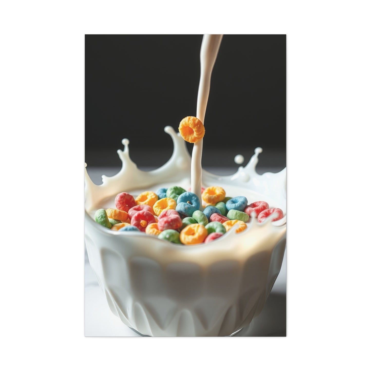 Gastronomic Milk Splendor Art Wall Art & Canvas Print