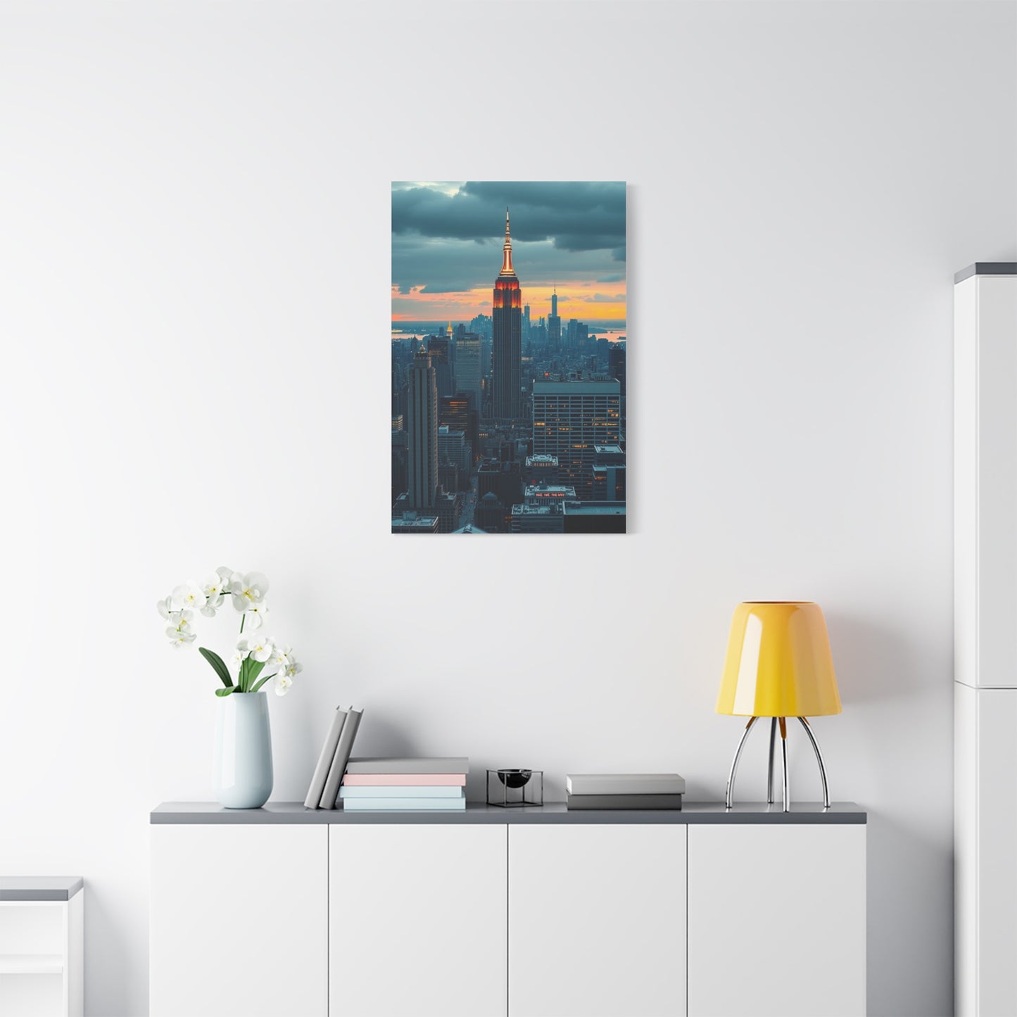 Supreme NYC Skyline Art Wall Art & Canvas Print