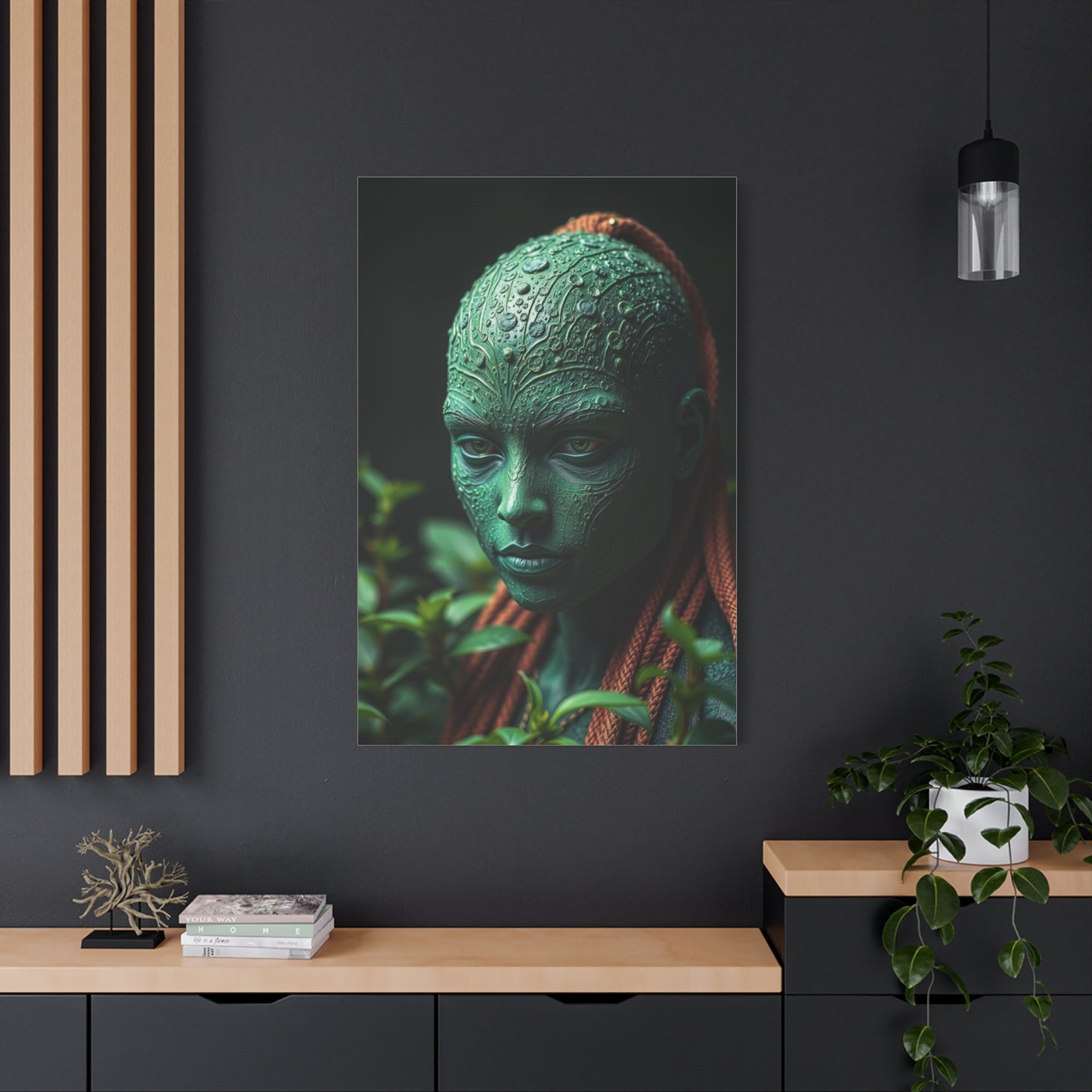 Verdant Serenity Canvas Wall Art & Canvas Print