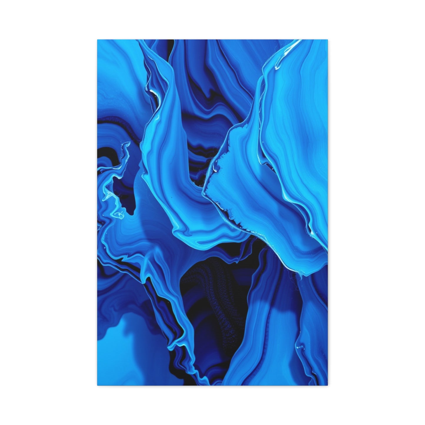 Blue Abstract Art Supreme Canvas Wall Art & Canvas Print