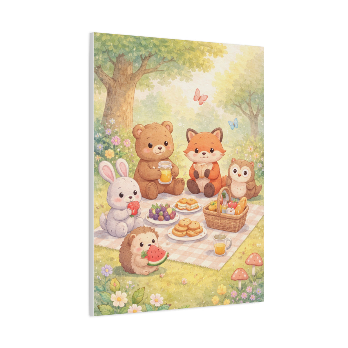 Magical Forest Picnic Wall Art & Canvas Print