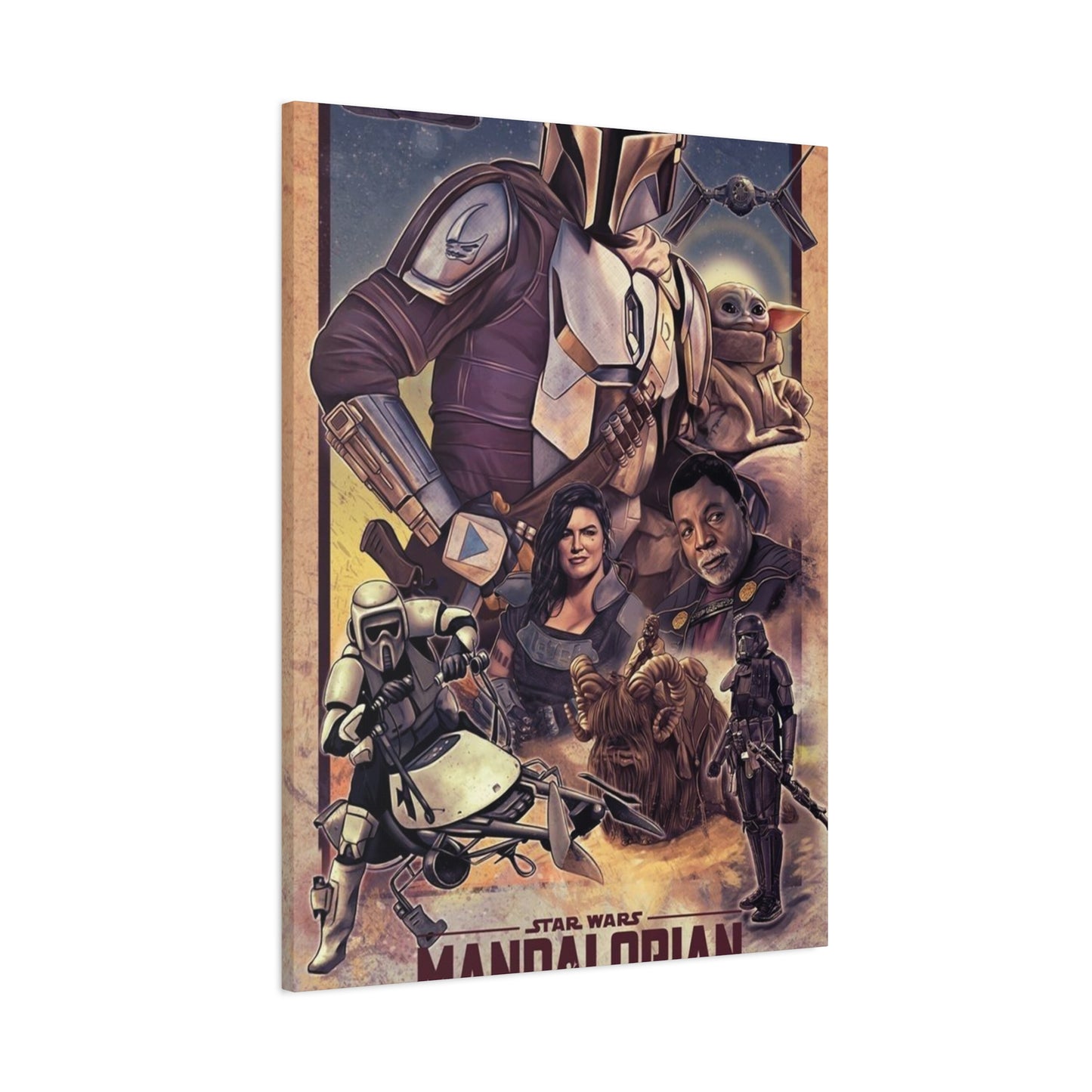 Mandalorian Poster Wall Art & Canvas Prints