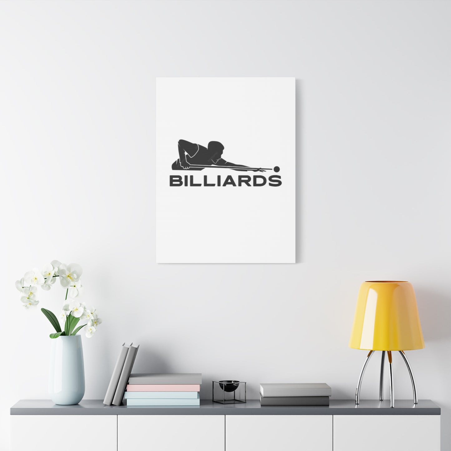Billiards logo Idea Wall Art & Canvas Prints