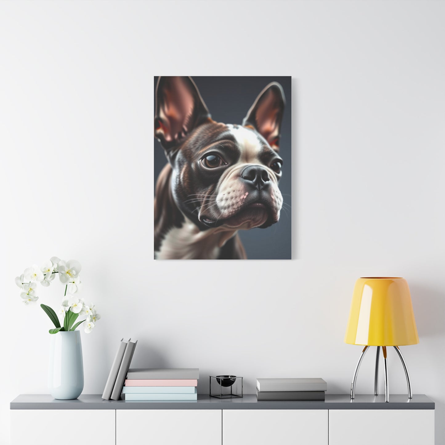 Boston Terrier Art Refined Canvas Wall Art & Canvas Print