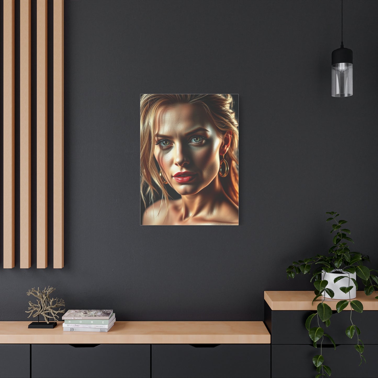 Glamour Gaze Canvas Wall Art & Canvas Print