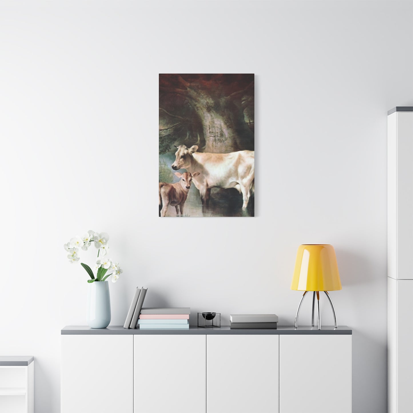 Aesthetic Cow Wall Art & Canvas Prints