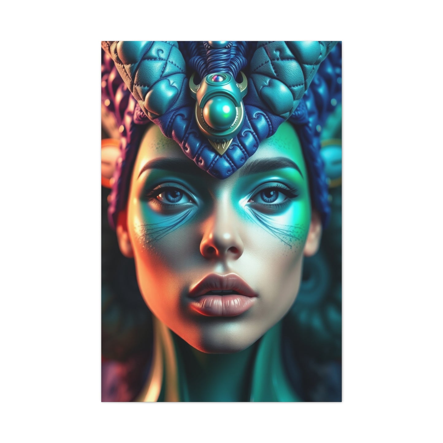 Supreme Blue & Green Collection Wall Art & Canvas Print