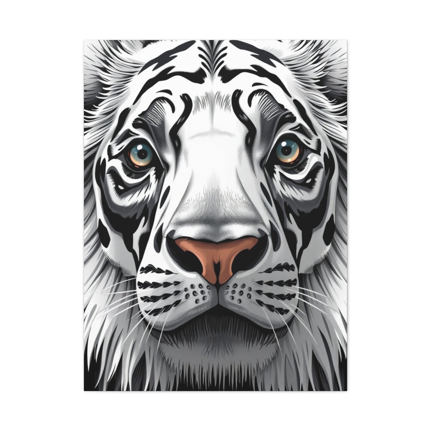 Black and White Illustrations Art Luxury Canvas Wall Art & Canvas Print