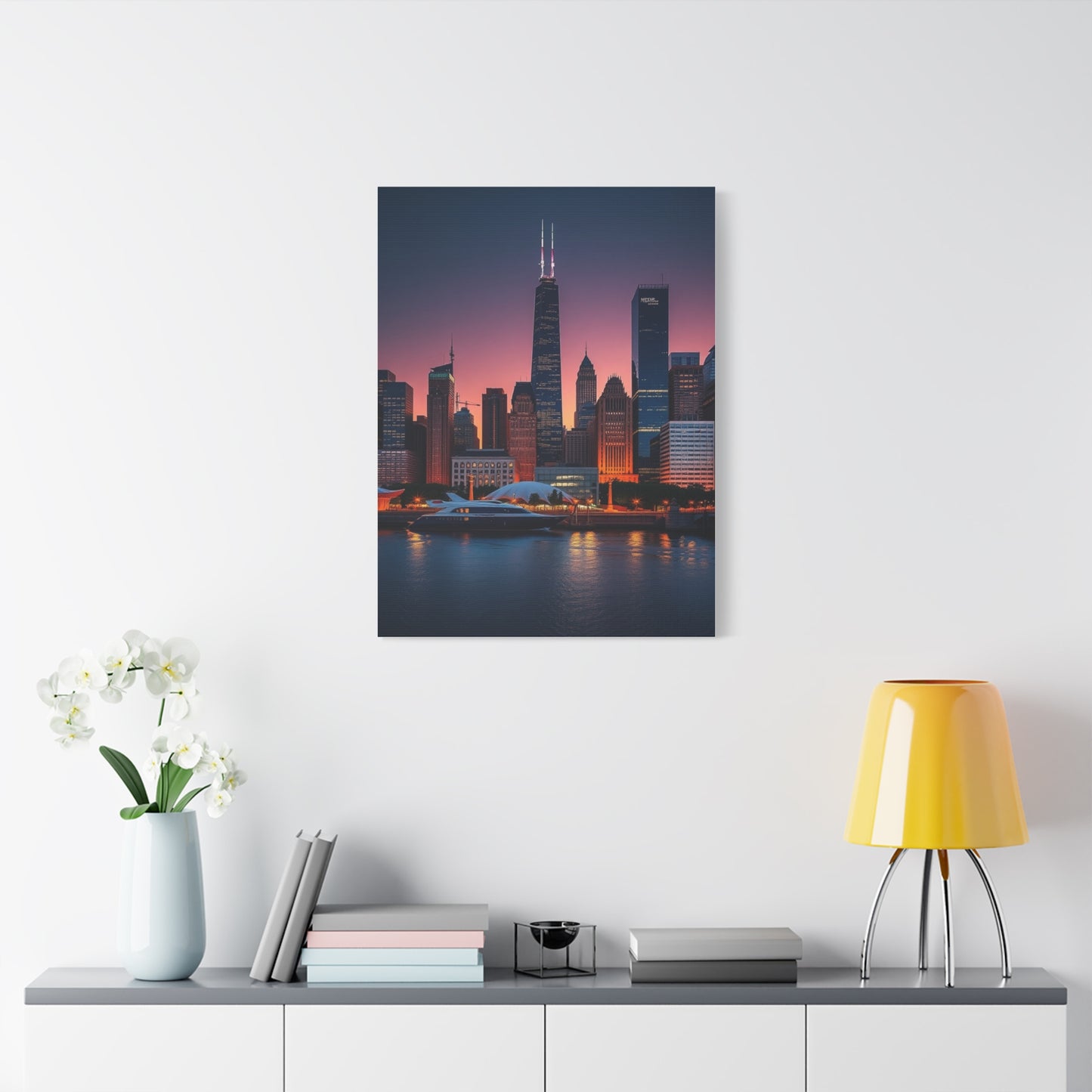 Elite Chicago Skylines Art Vision Wall Art & Canvas Print