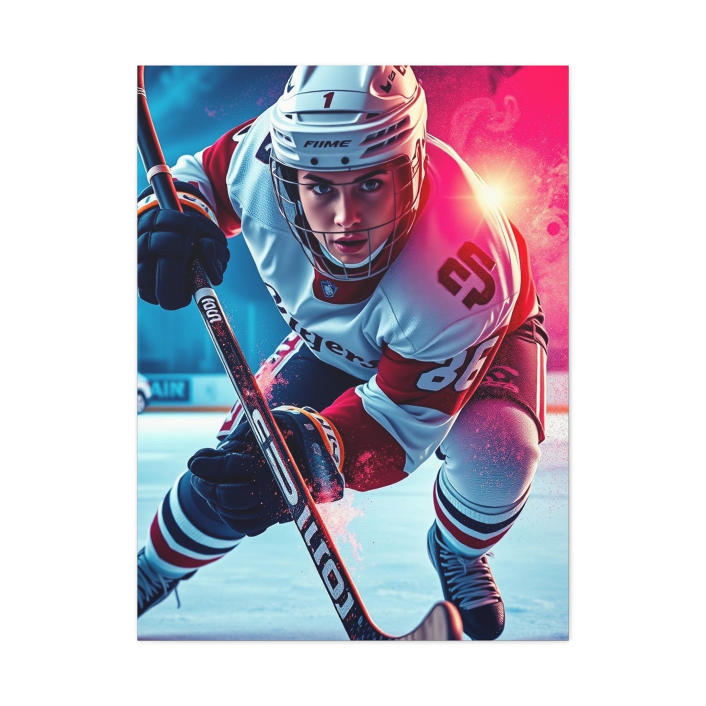 Hockey Art Refined Canvas Wall Art & Canvas Print