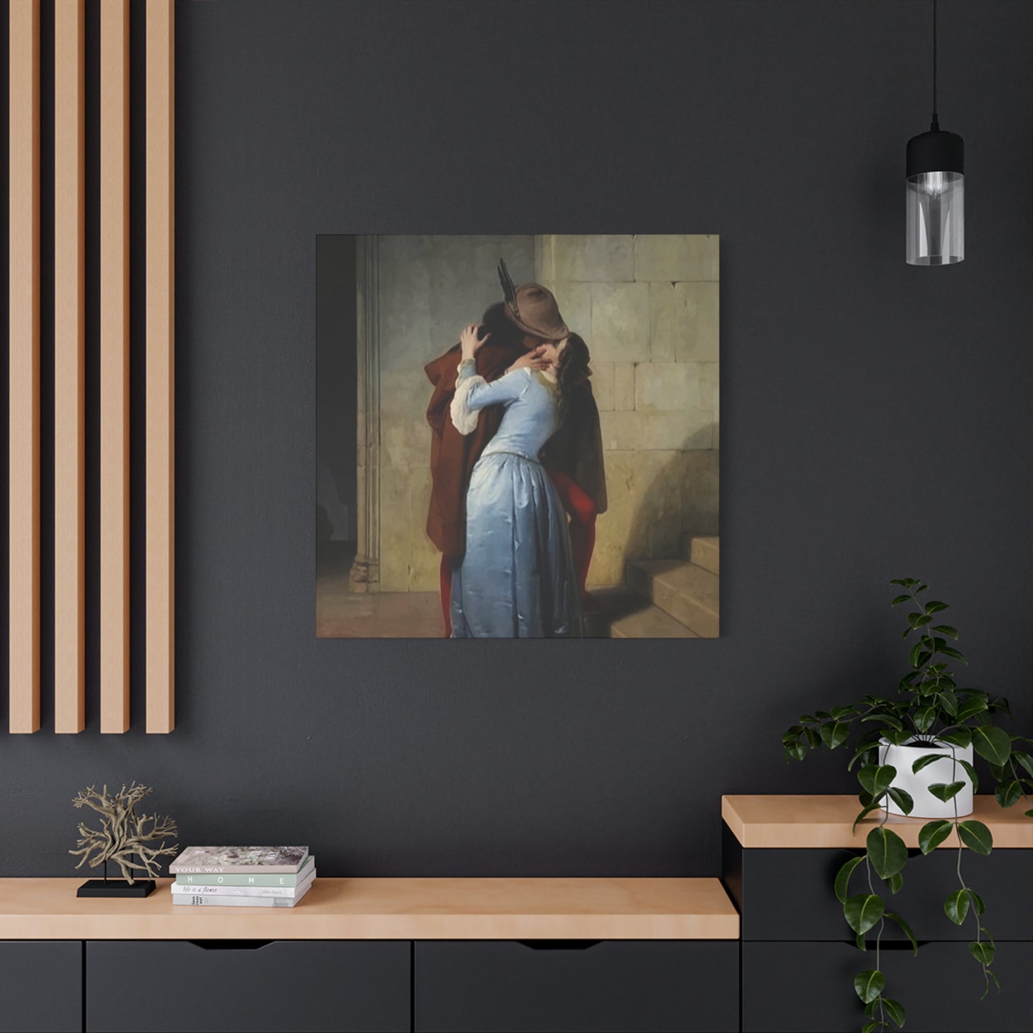 Couple Kissing Wall Art & Canvas Prints
