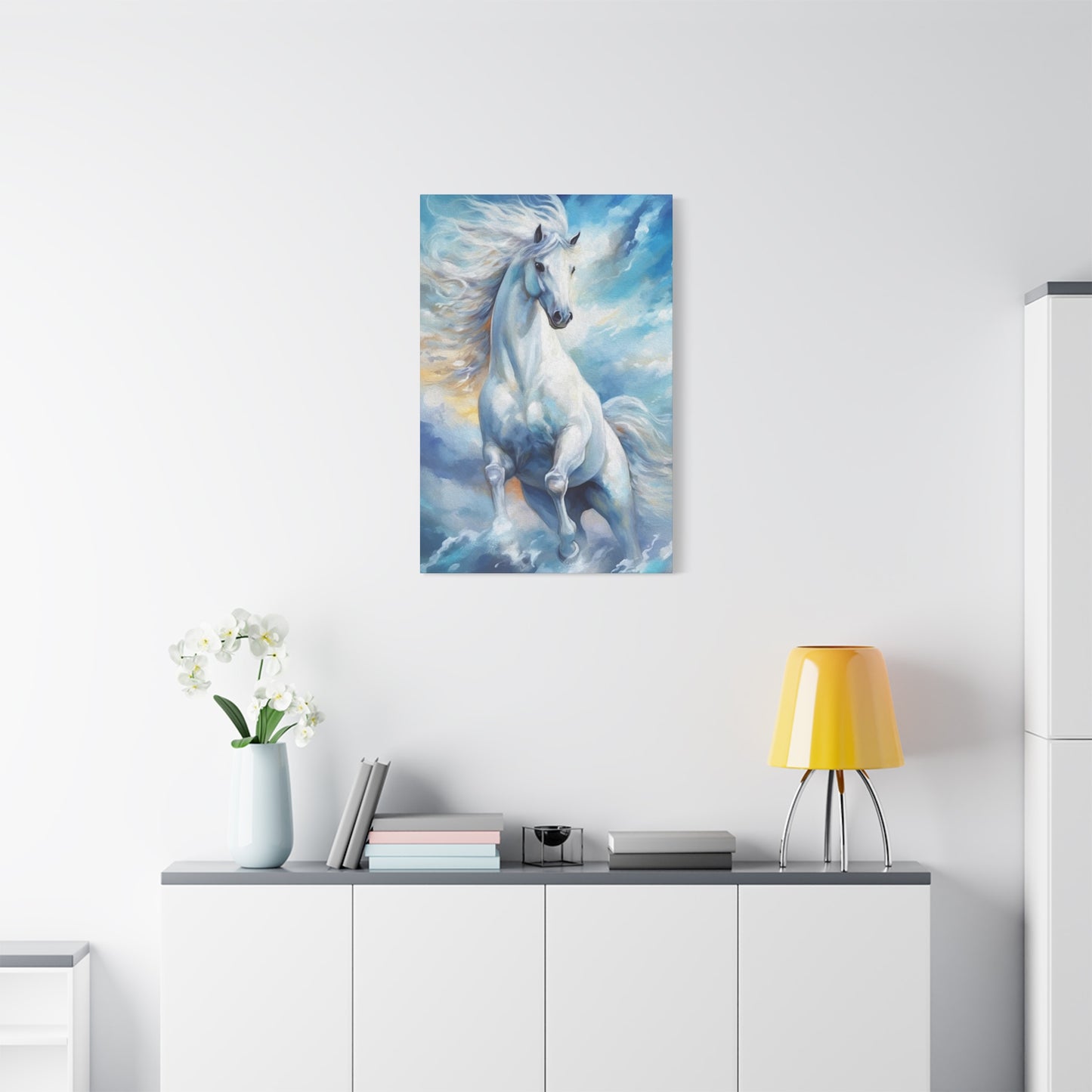 White Horse Wall Art & Canvas Prints