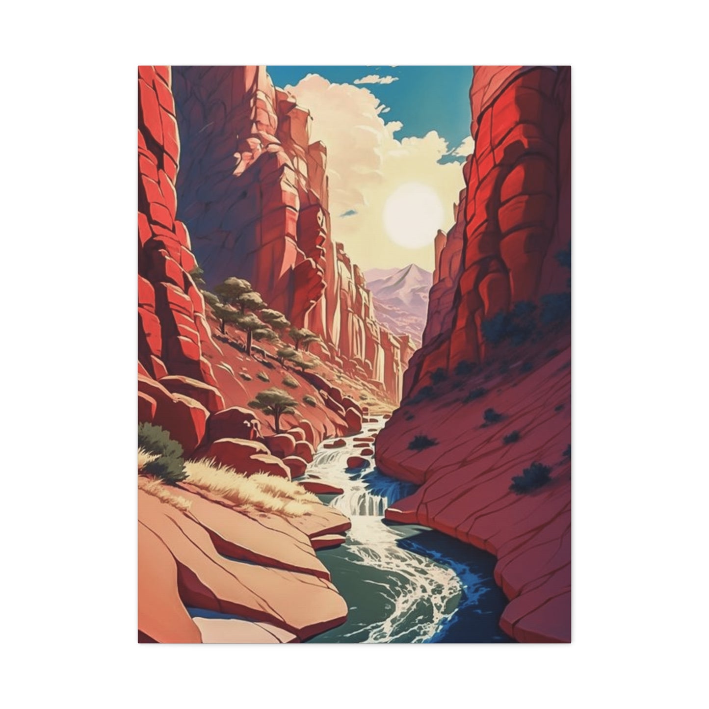 Water Canal Wall Art & Canvas Prints