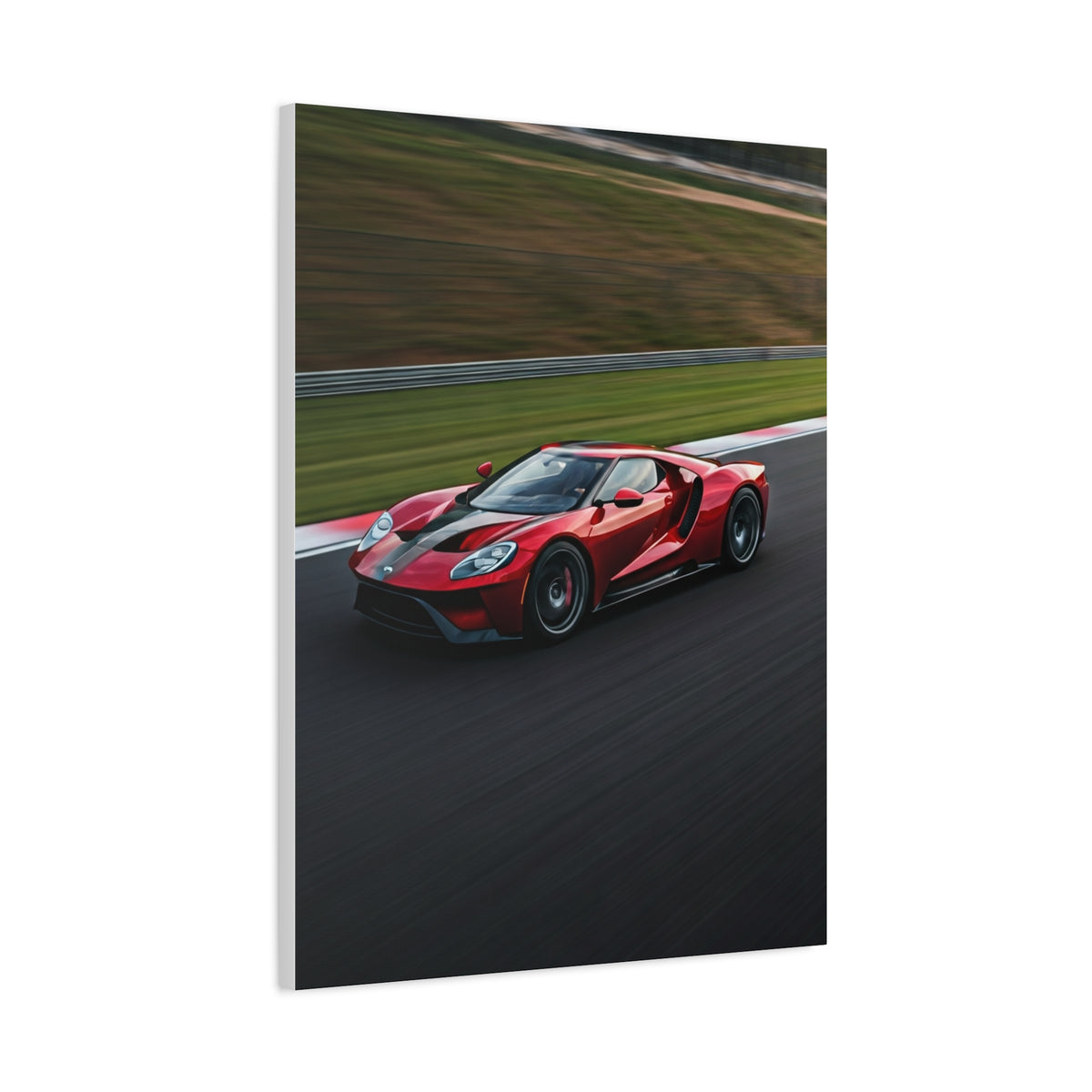 2017 Ford GT High Speed Circuit Wall Art & Canvas Prints