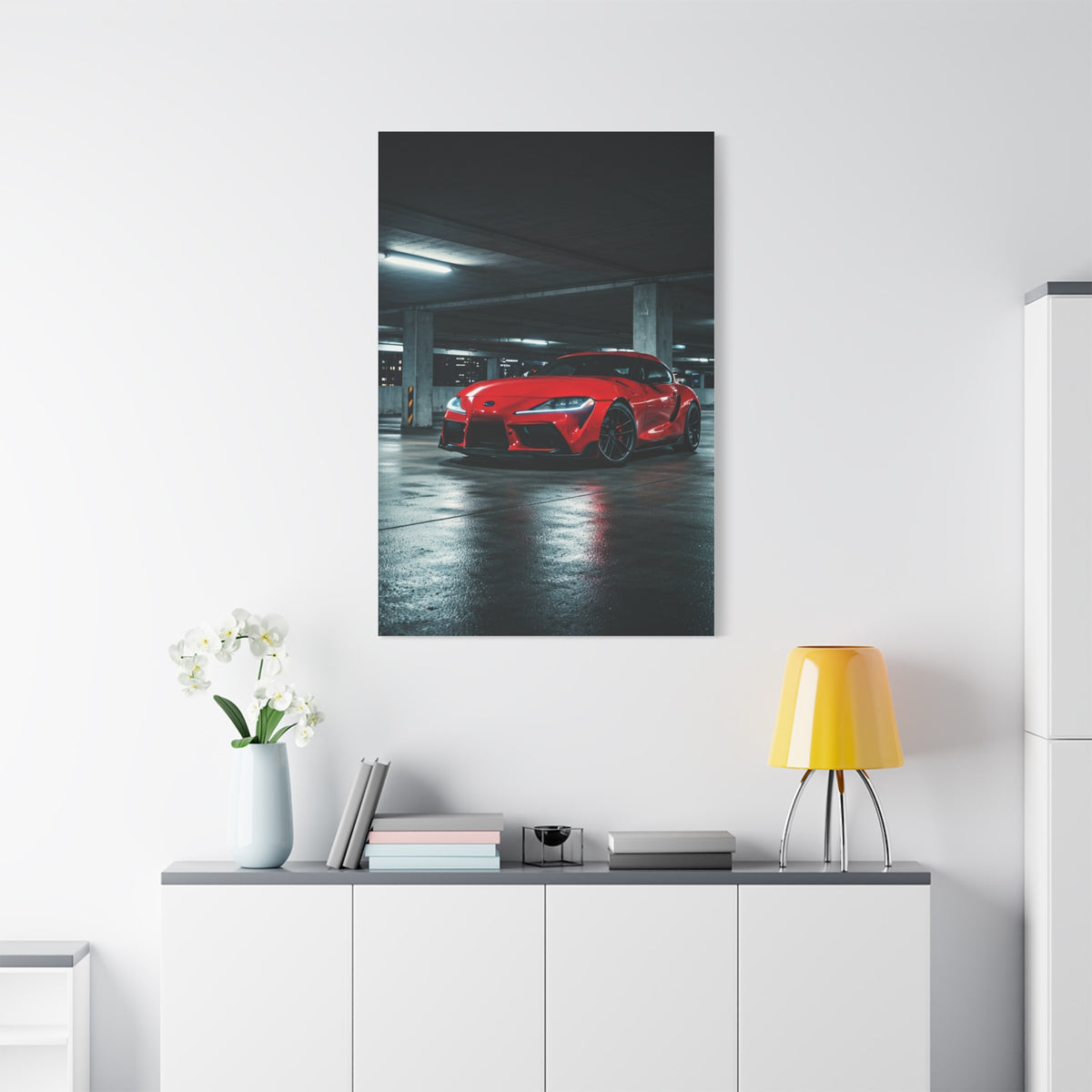 Toyota Supra Mk5 Underground Urban Scene Wall Art & Canvas Prints