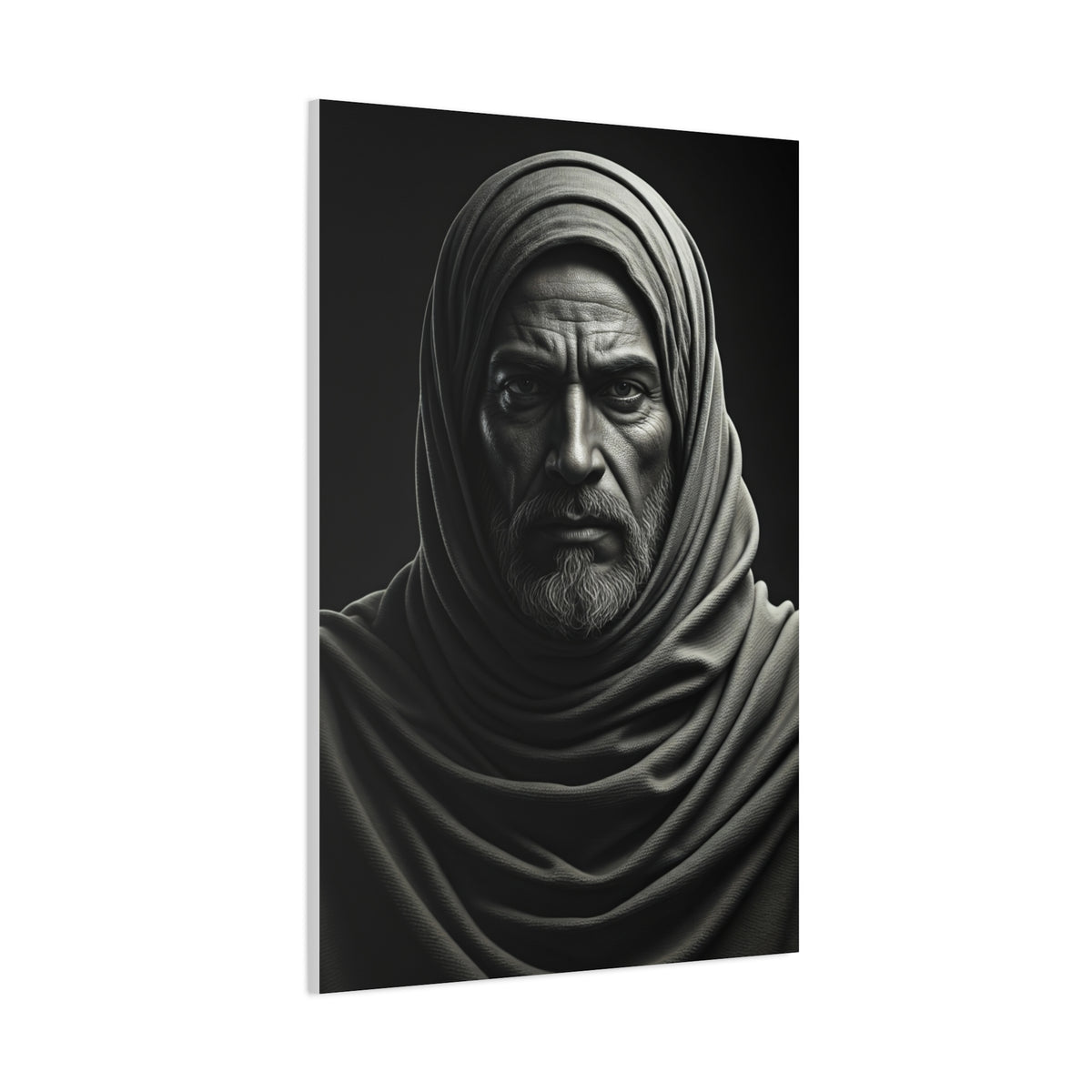 Silent Strength Black & White Elder Portrait Wall Art & Canvas Prints