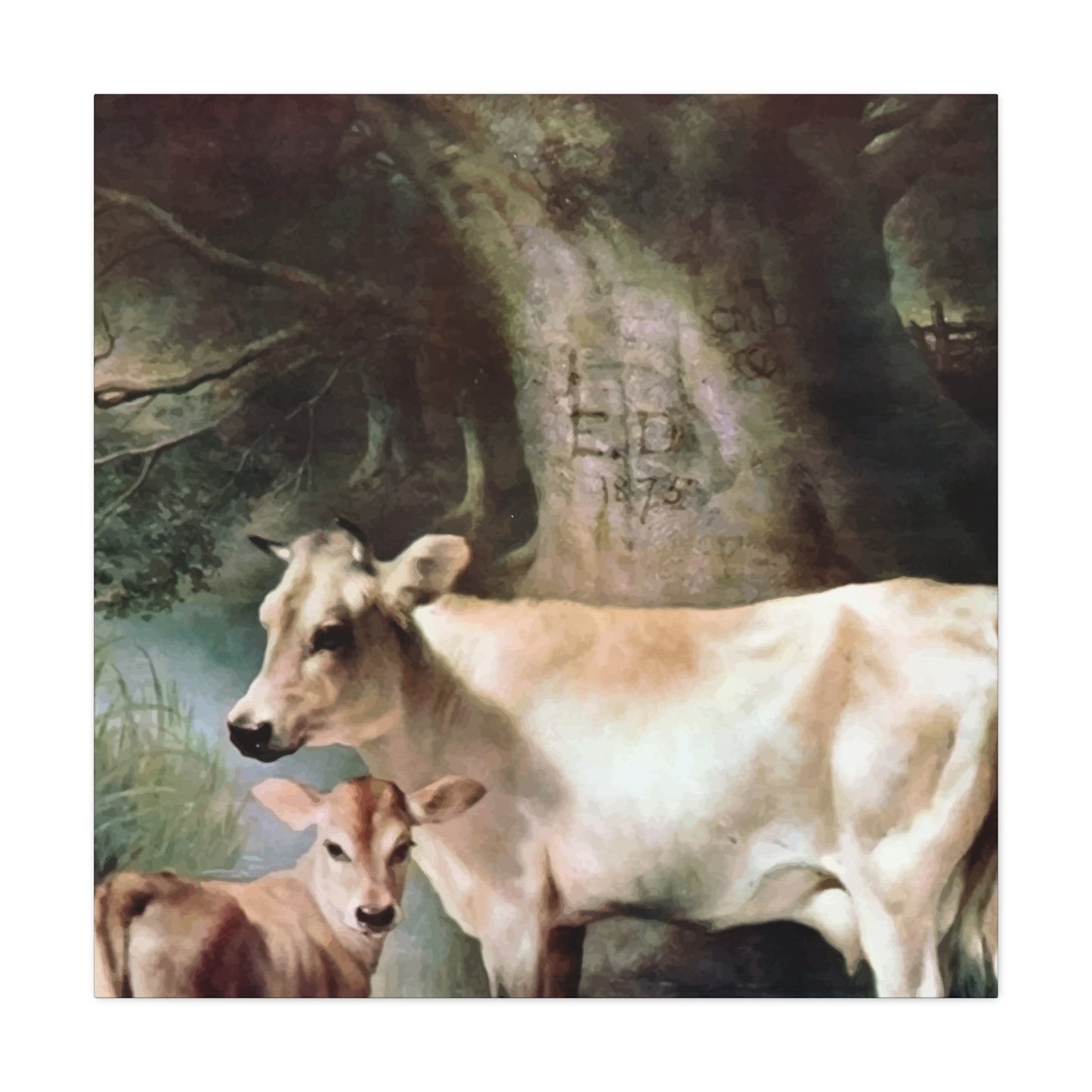 Aesthetic Cow Wall Art & Canvas Prints