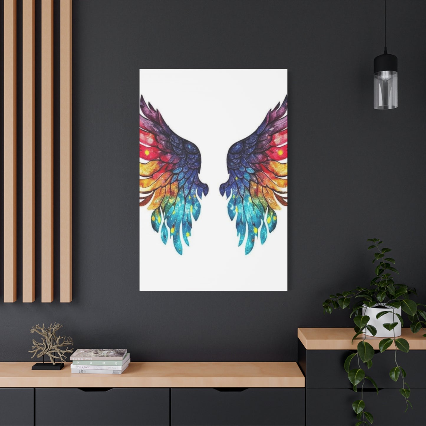 Rainbow Colour Wings Wall Art & Canvas Prints
