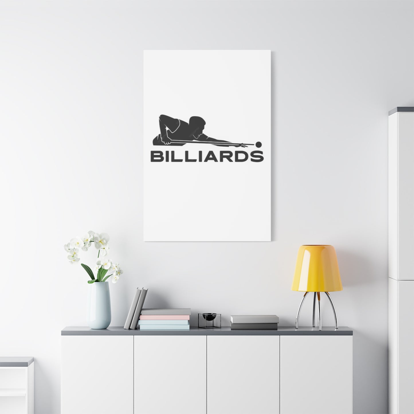 Billiards logo Idea Wall Art & Canvas Prints