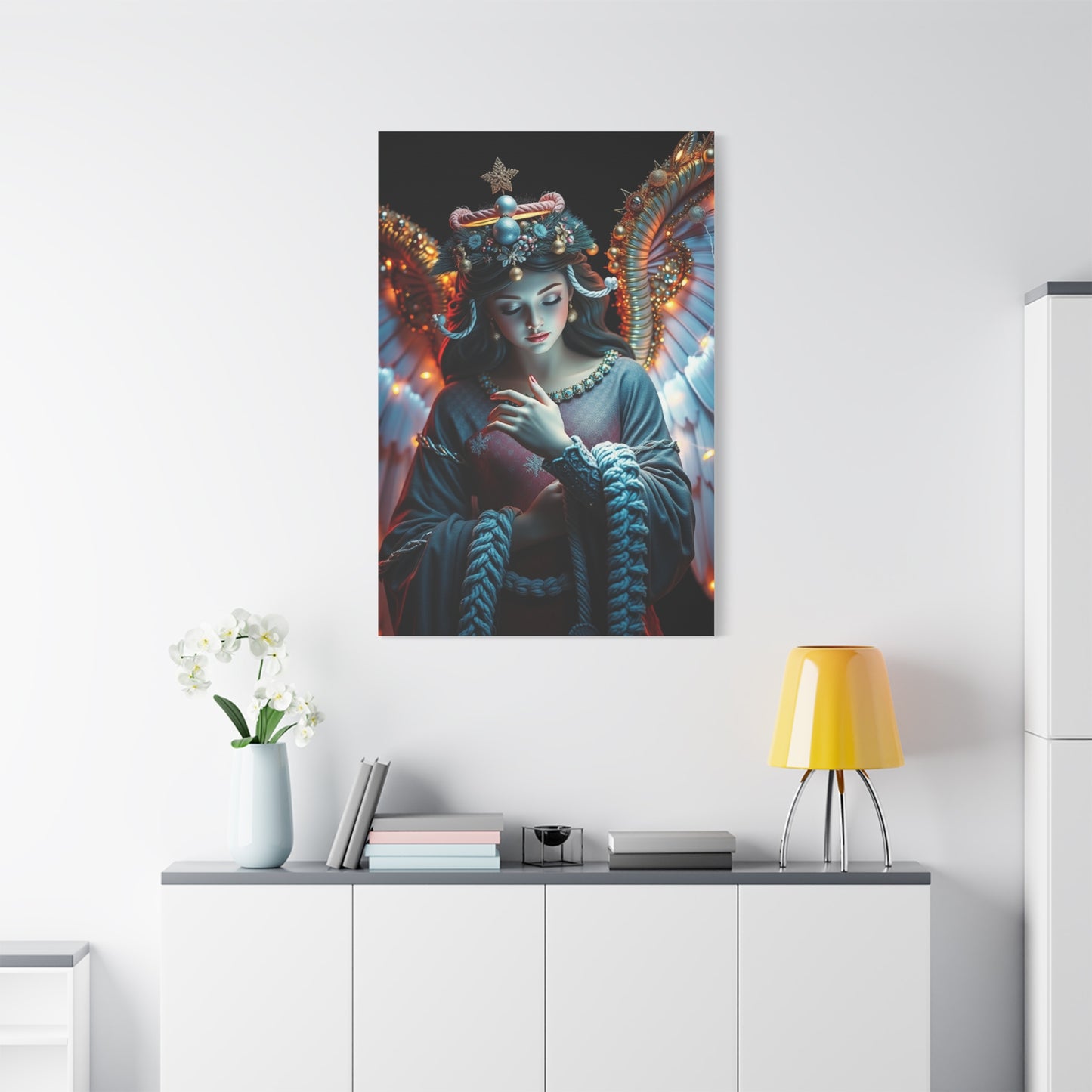 Christmas Angel Art Supreme Canvas Wall Art & Canvas Print