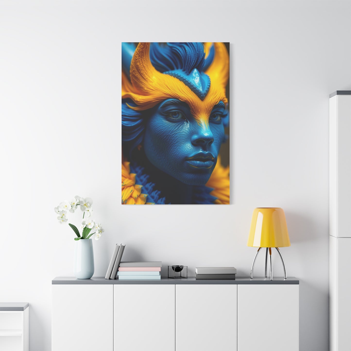 Blue & Yellow Art Refined Canvas Wall Art & Canvas Print