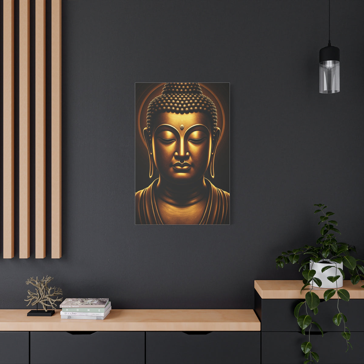 Soft Glow Enlightenment Buddha Wall Art & Canvas Prints