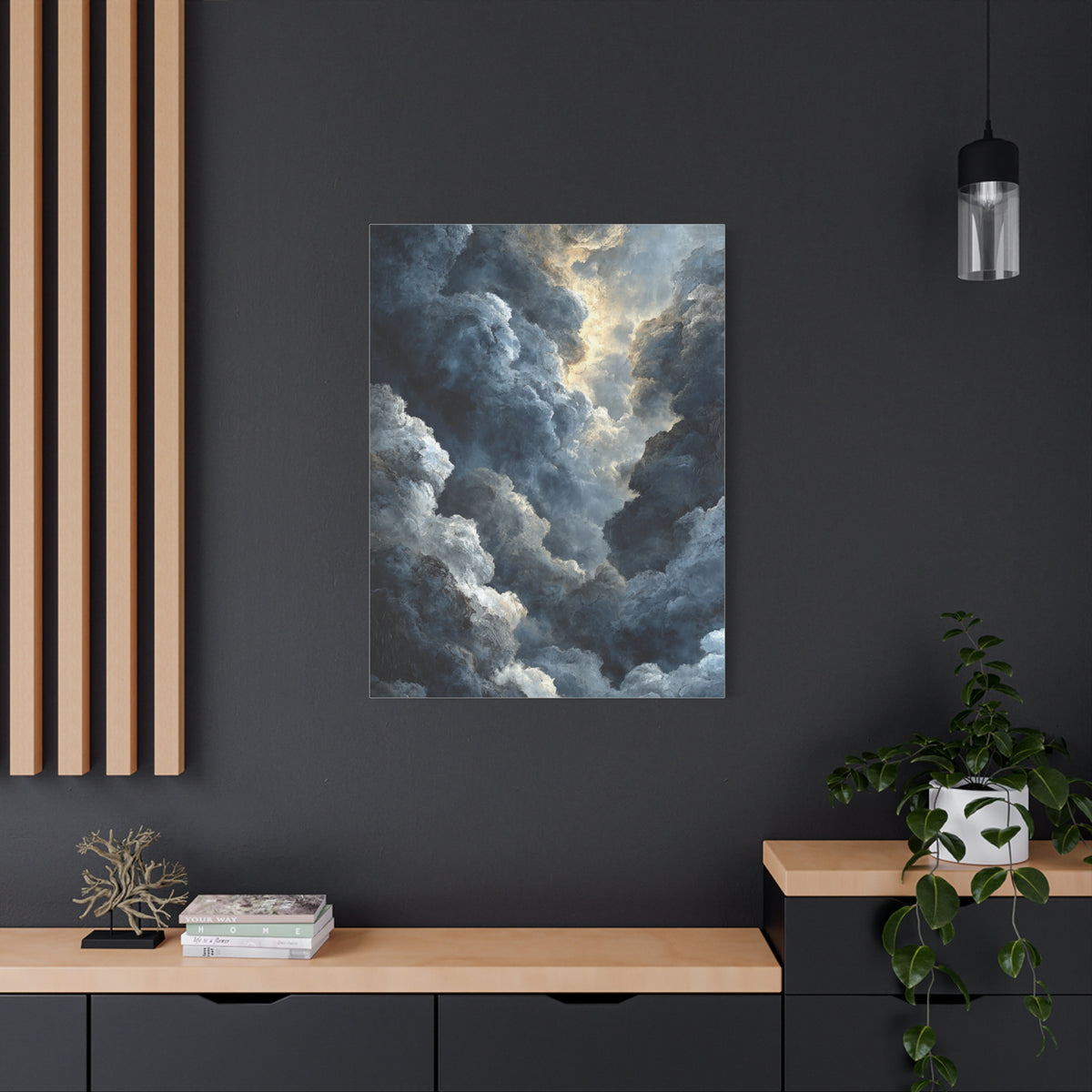 Storm Cloud Dramatic Abstract Wall Art & Canvas Print