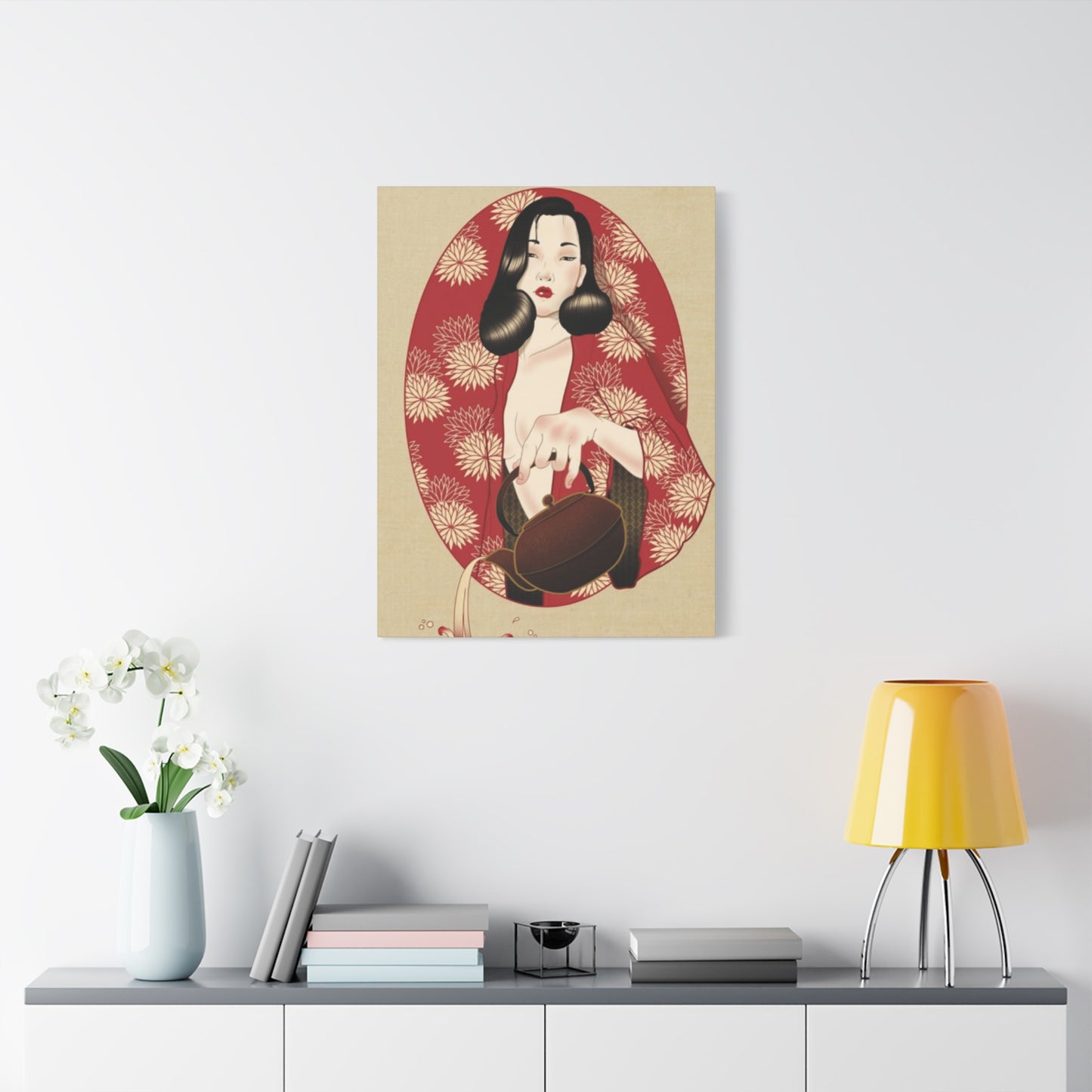Geisha Portrait Wall Art & Canvas Prints