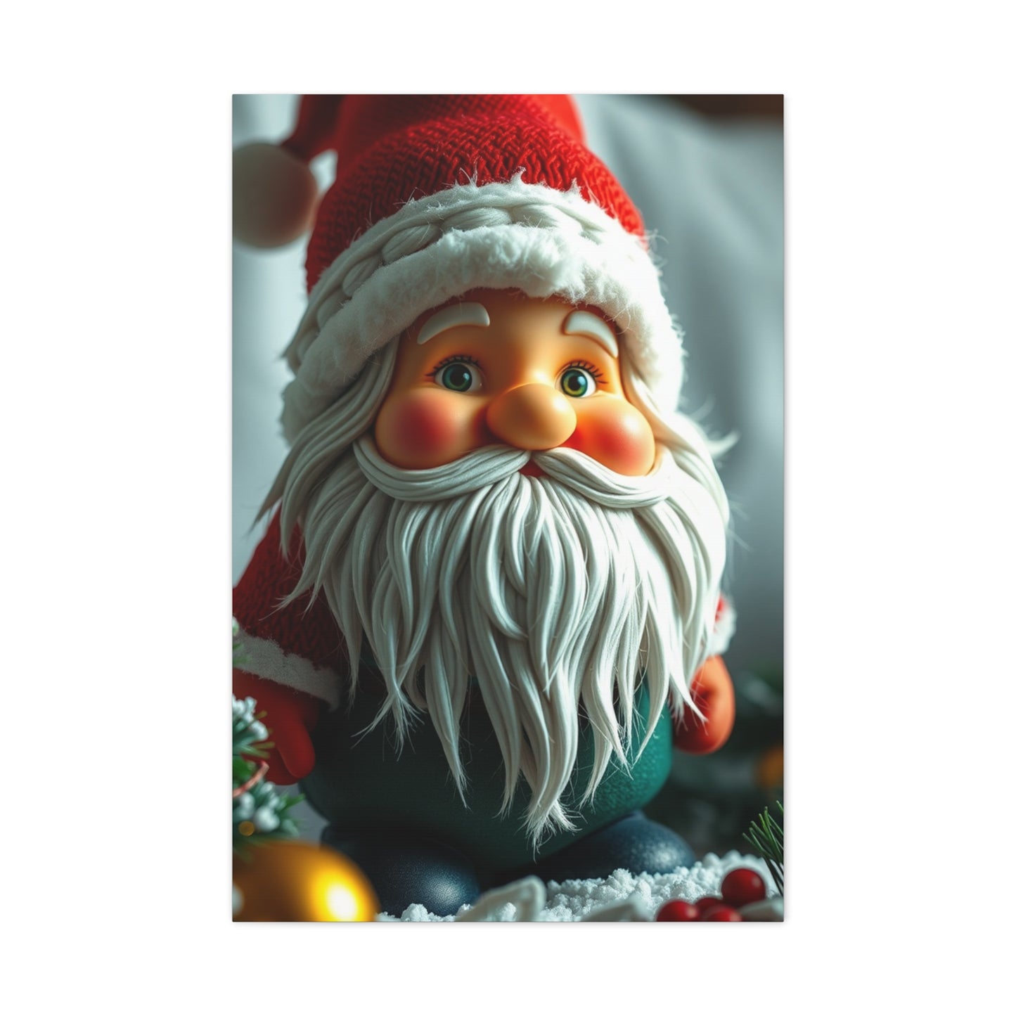 Christmas Gnome Art Luxury Canvas Wall Art & Canvas Print