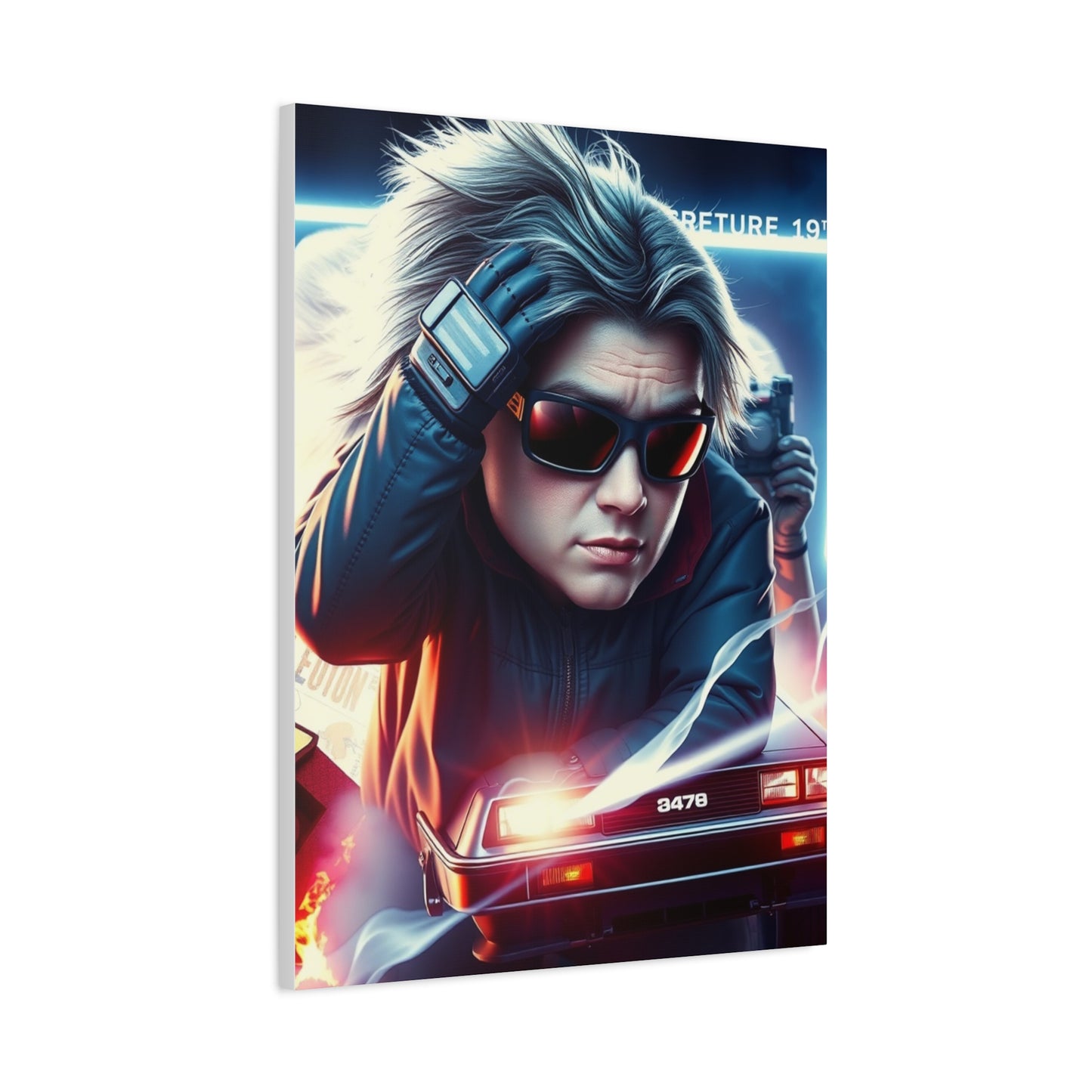 Vision Back to the Future Art Art Wall Art & Canvas Print