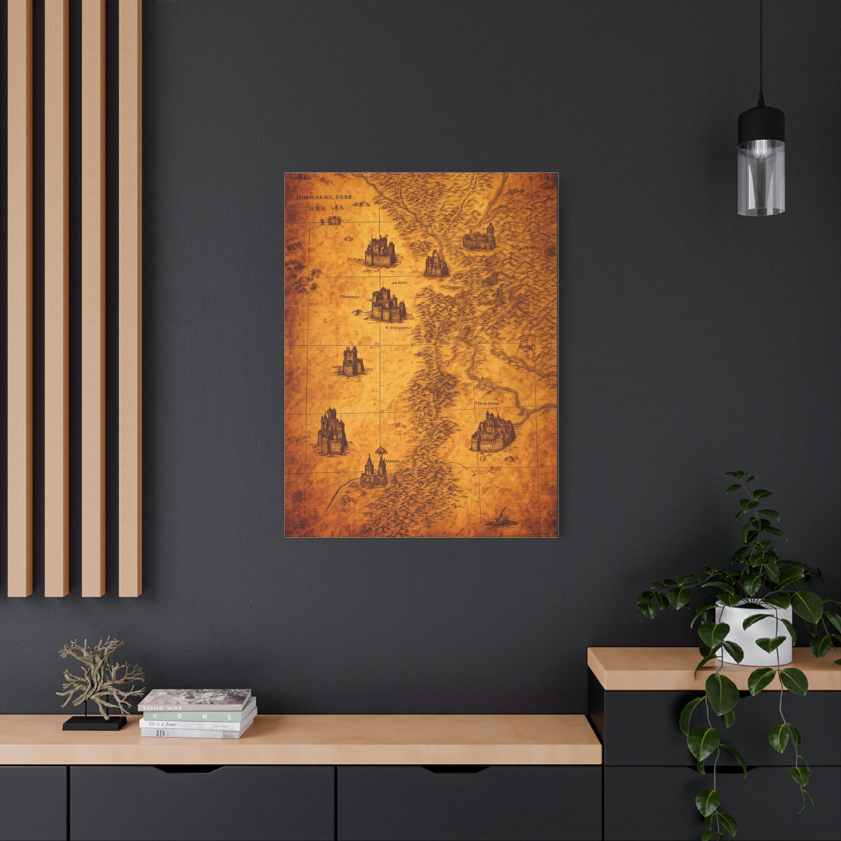 Antique Coastal Exploration Chart Wall Art & Canvas Prints