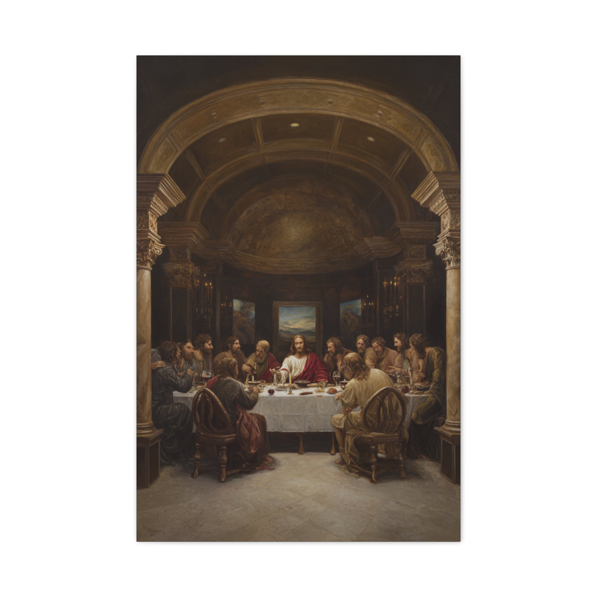The Last Supper Sacred Renaissance Masterpiece Wall Art & Canvas Print