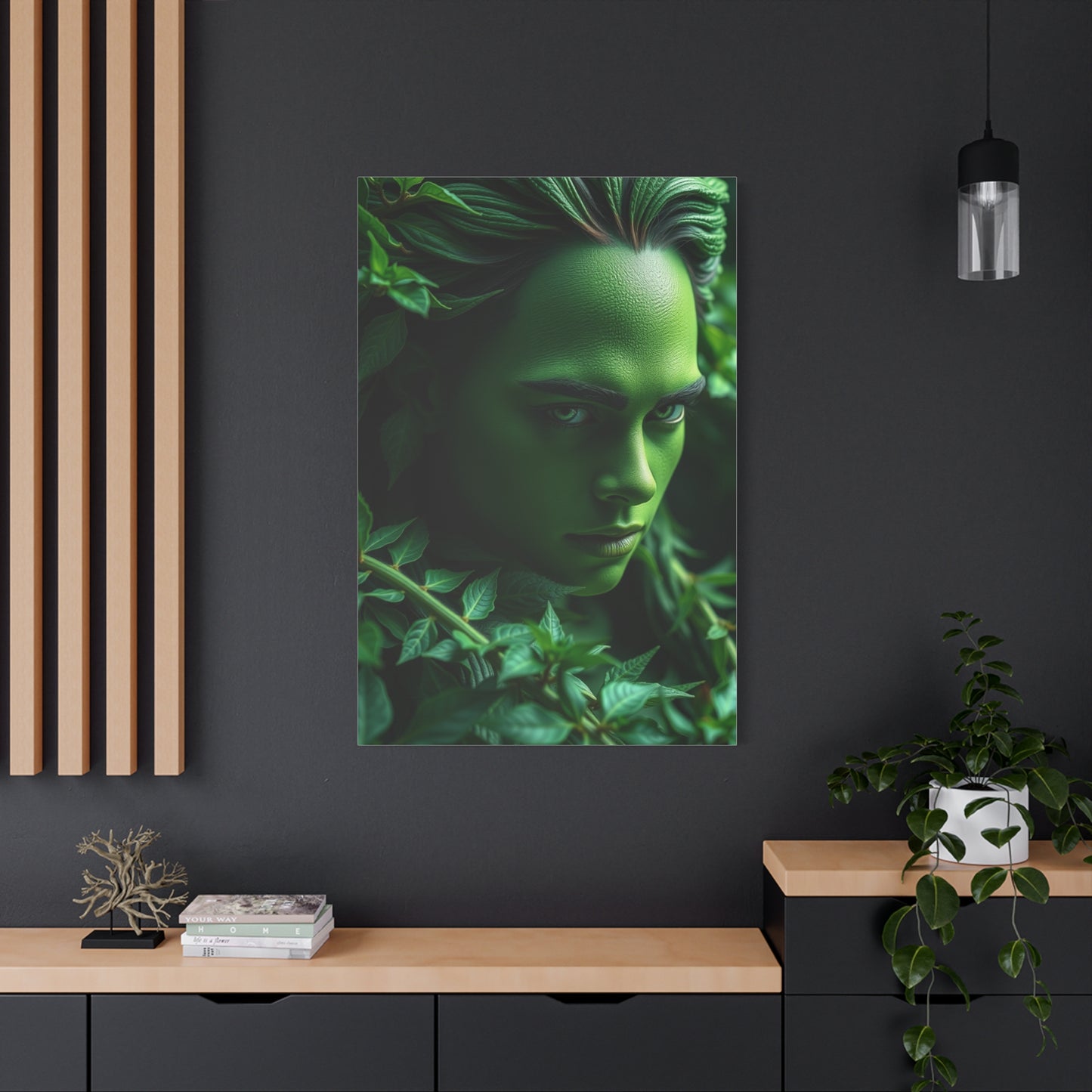 Verdant Elegance Canvas Wall Art & Canvas Print