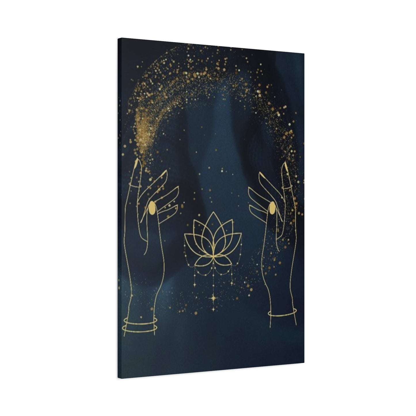 Hand Sprinkling Stars Wall Art & Canvas Prints