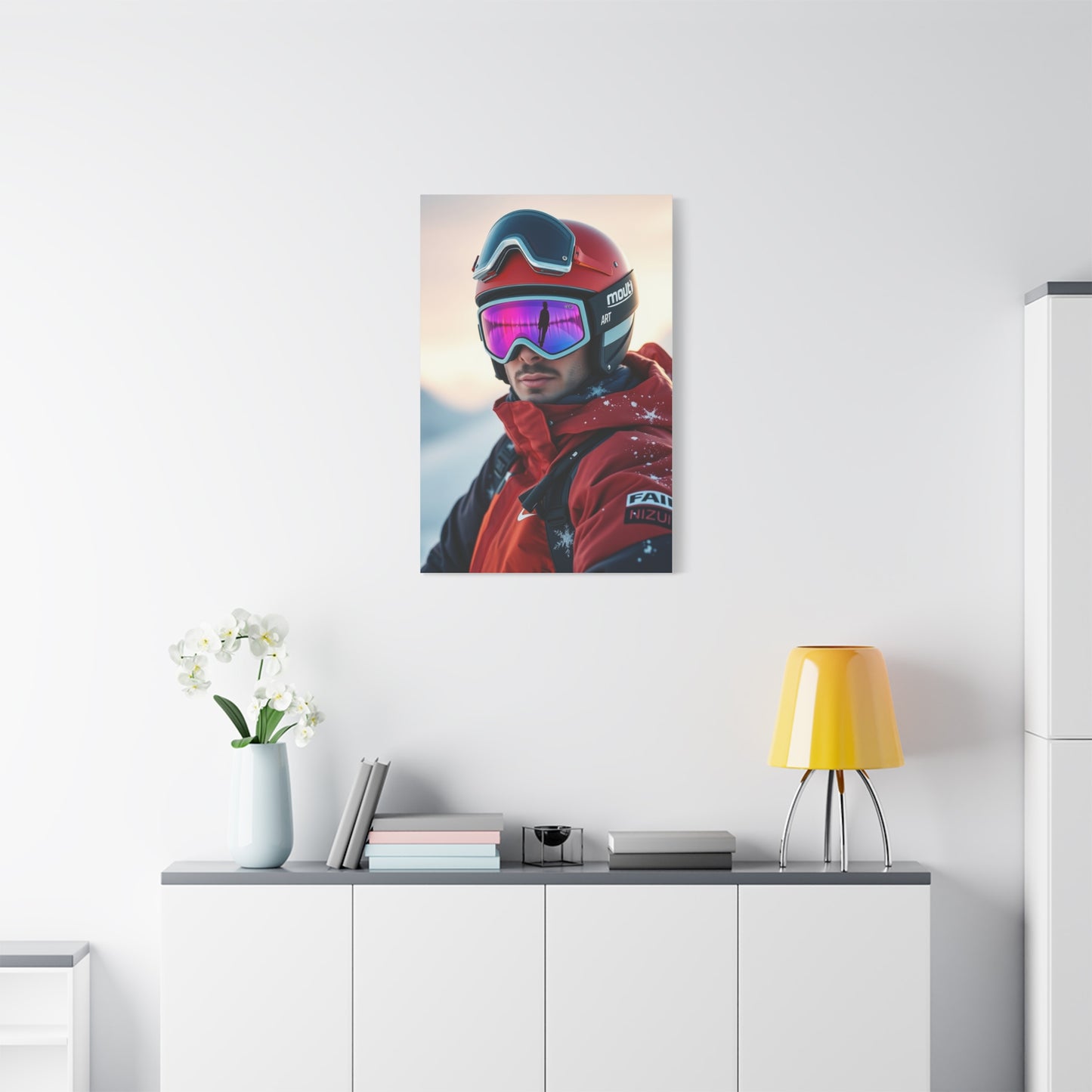 Skiing Art Refined Canvas Wall Art & Canvas Print