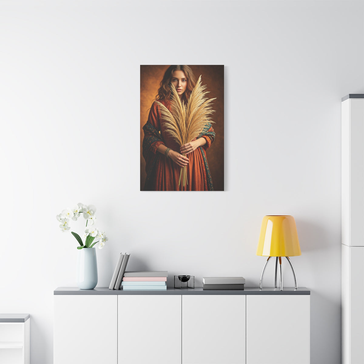 Harvest Spirit Bohemian Woman Wall Art & Canvas Prints