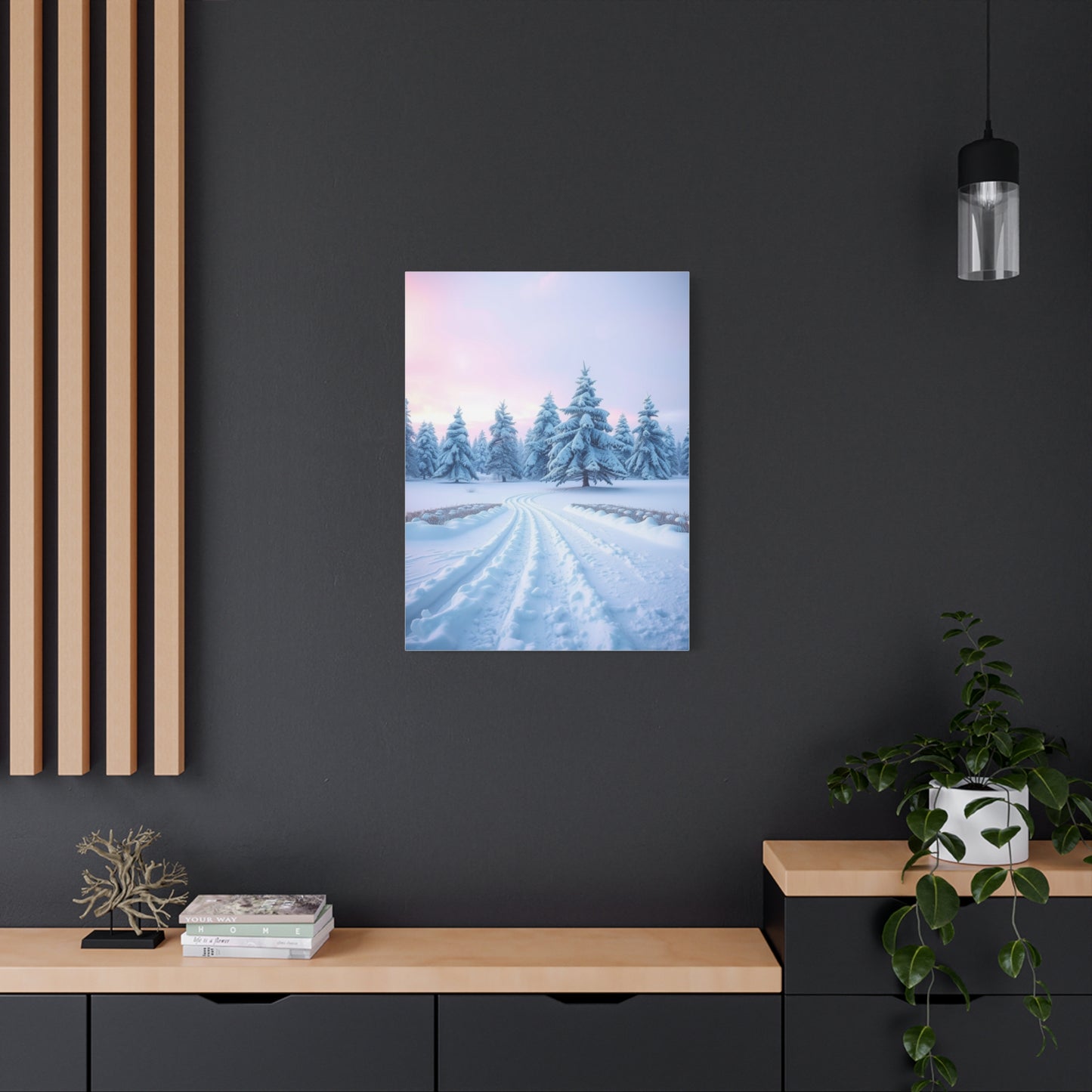 Majestic Winter Horizon Wall Art & Canvas Print