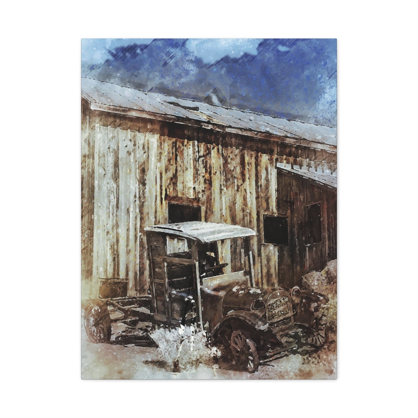 Vintage Car Wall Art & Canvas Prints